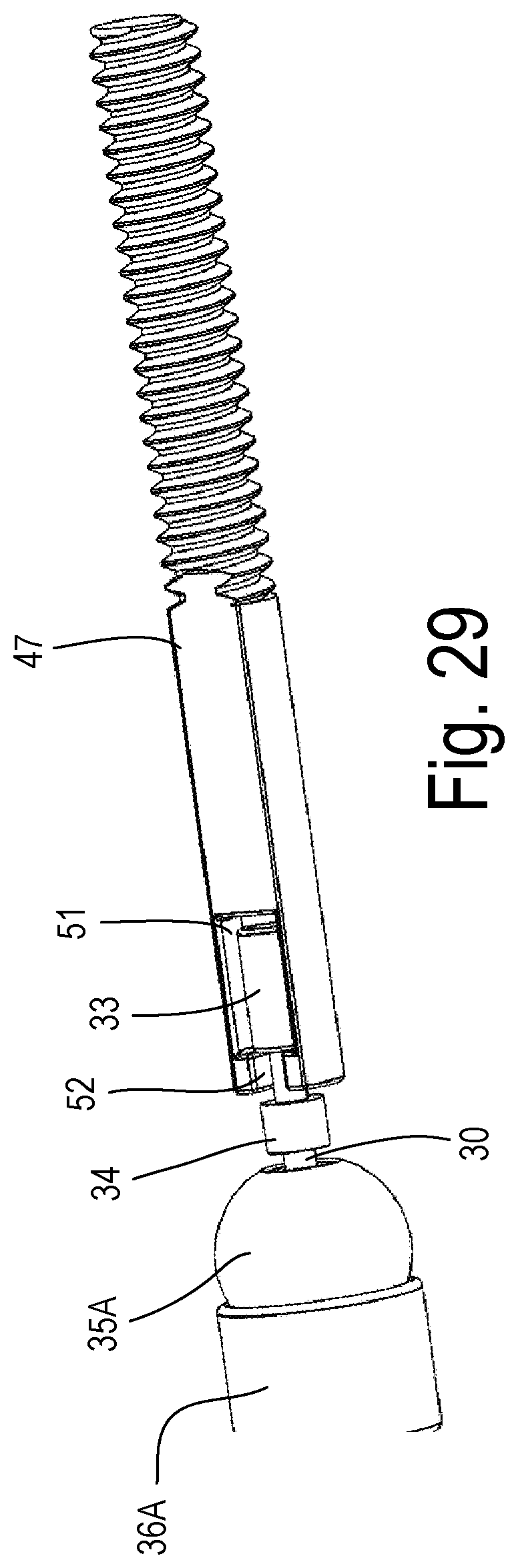 Patent US12310570 Figure 11 – Articulating stabilizer arm with disposable and reusable subassemblies