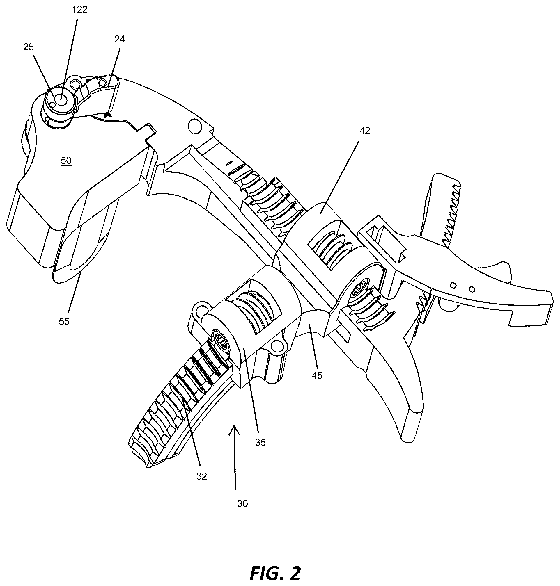 Patent US12310572 Figure 2 – Bone align and joint preparation device and method