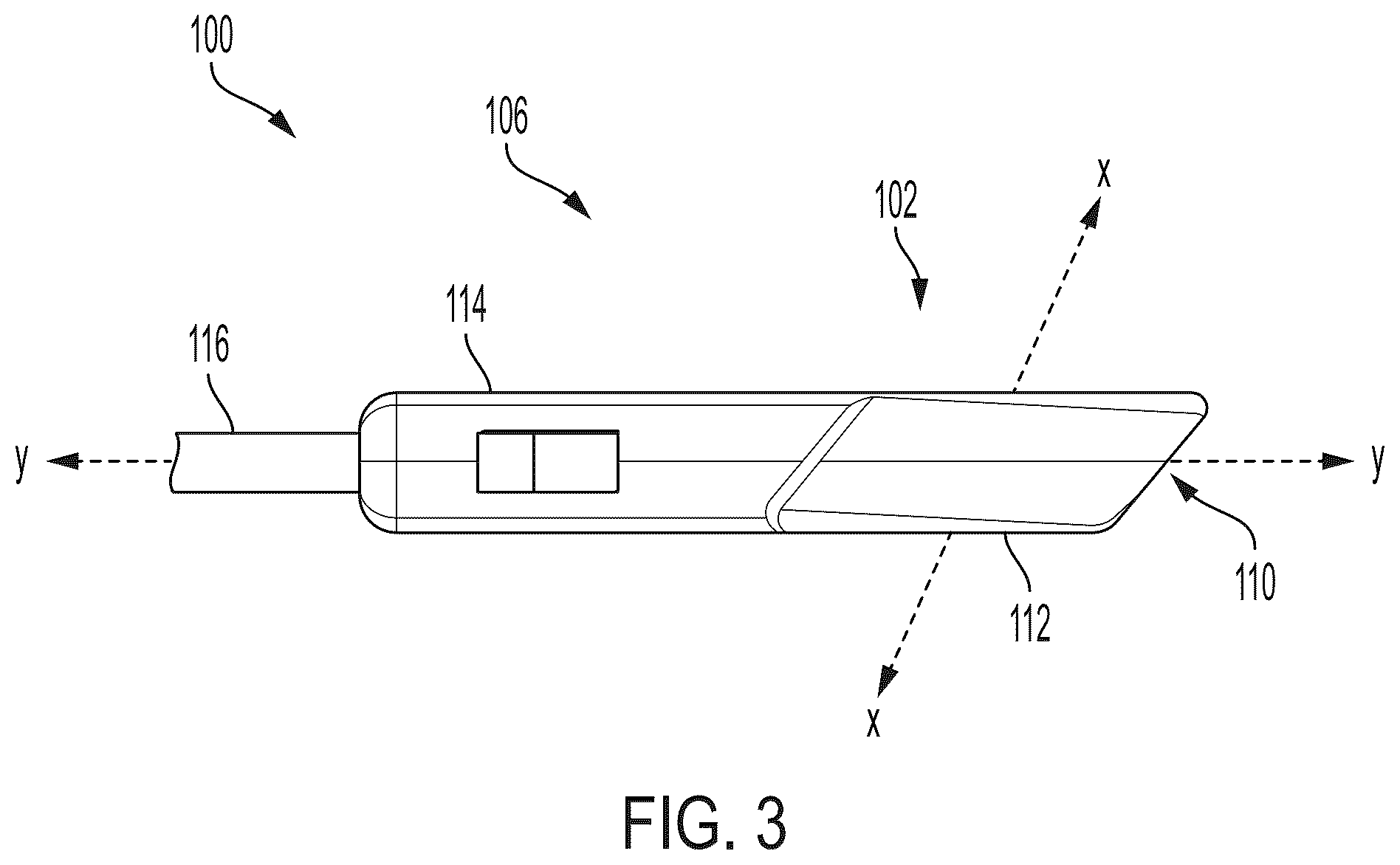 Patent US12310576 Figure 3 – Quickdraw knot pusher: side loading knot pusher