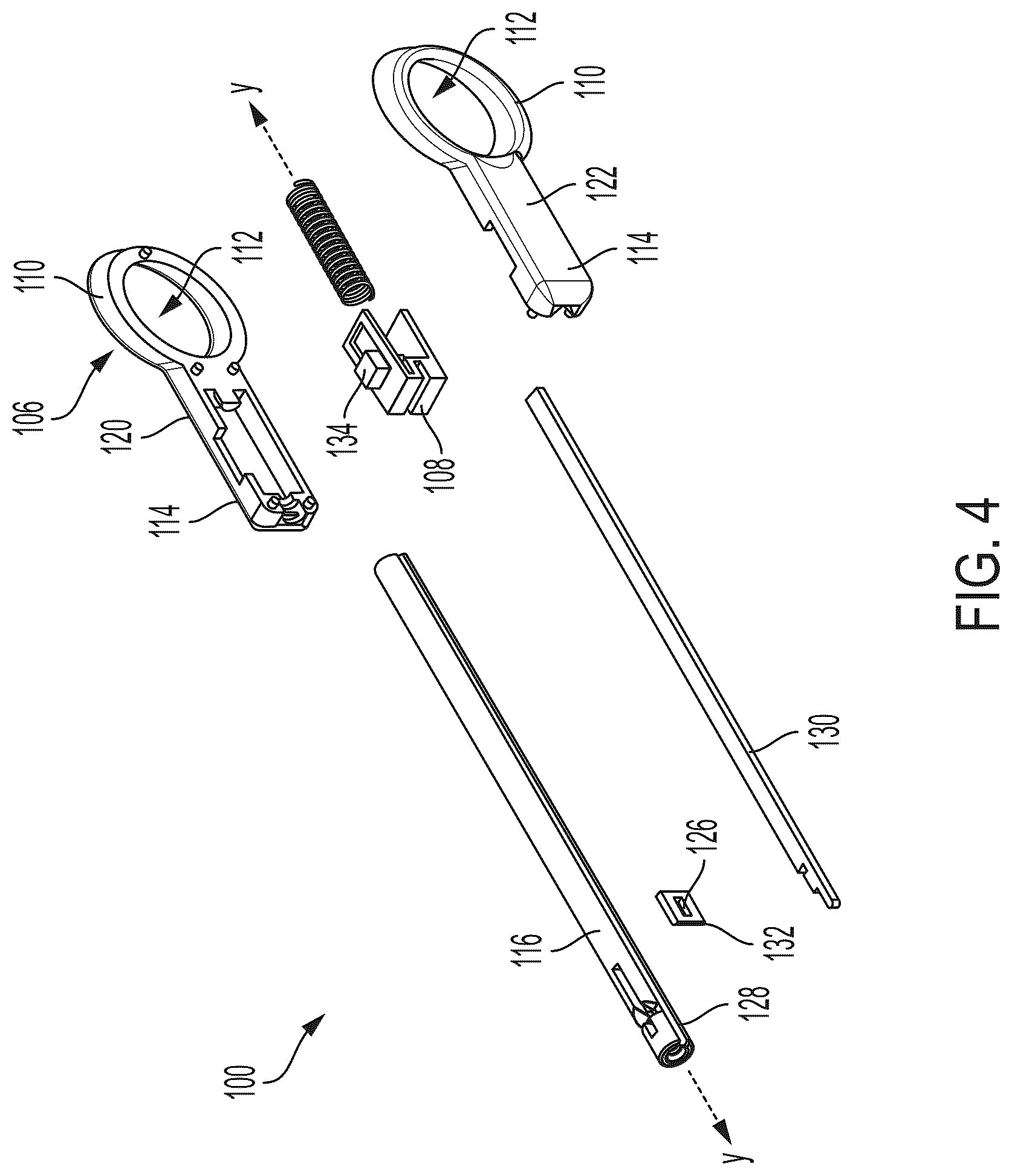 Patent US12310576 Figure 4 – Quickdraw knot pusher: side loading knot pusher