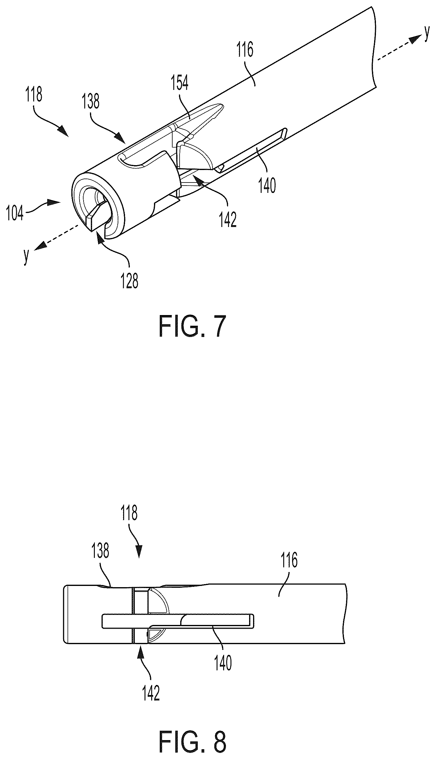 Patent US12310576 Figure 7 – Quickdraw knot pusher: side loading knot pusher