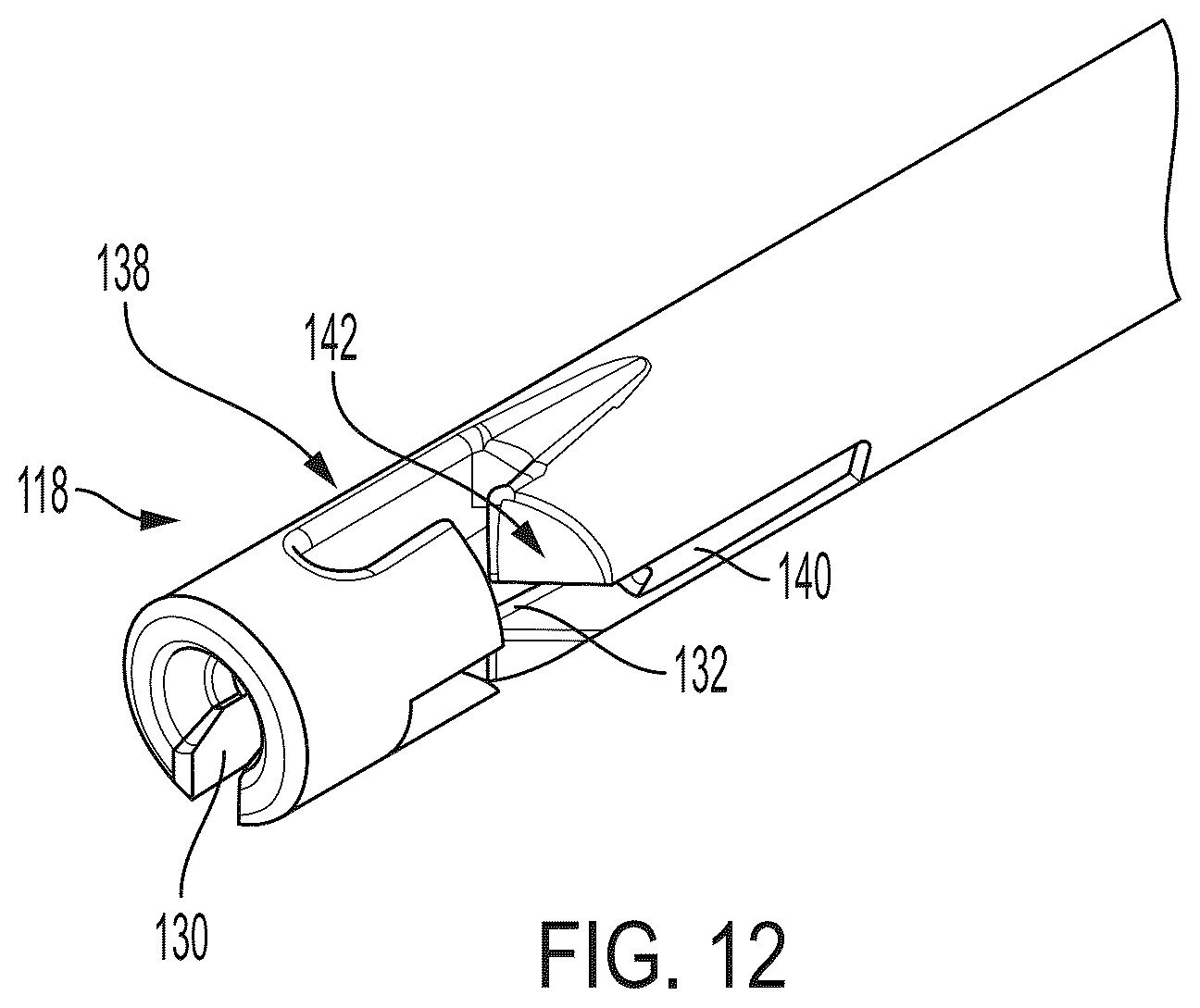 Patent US12310576 Figure 10 – Quickdraw knot pusher: side loading knot pusher