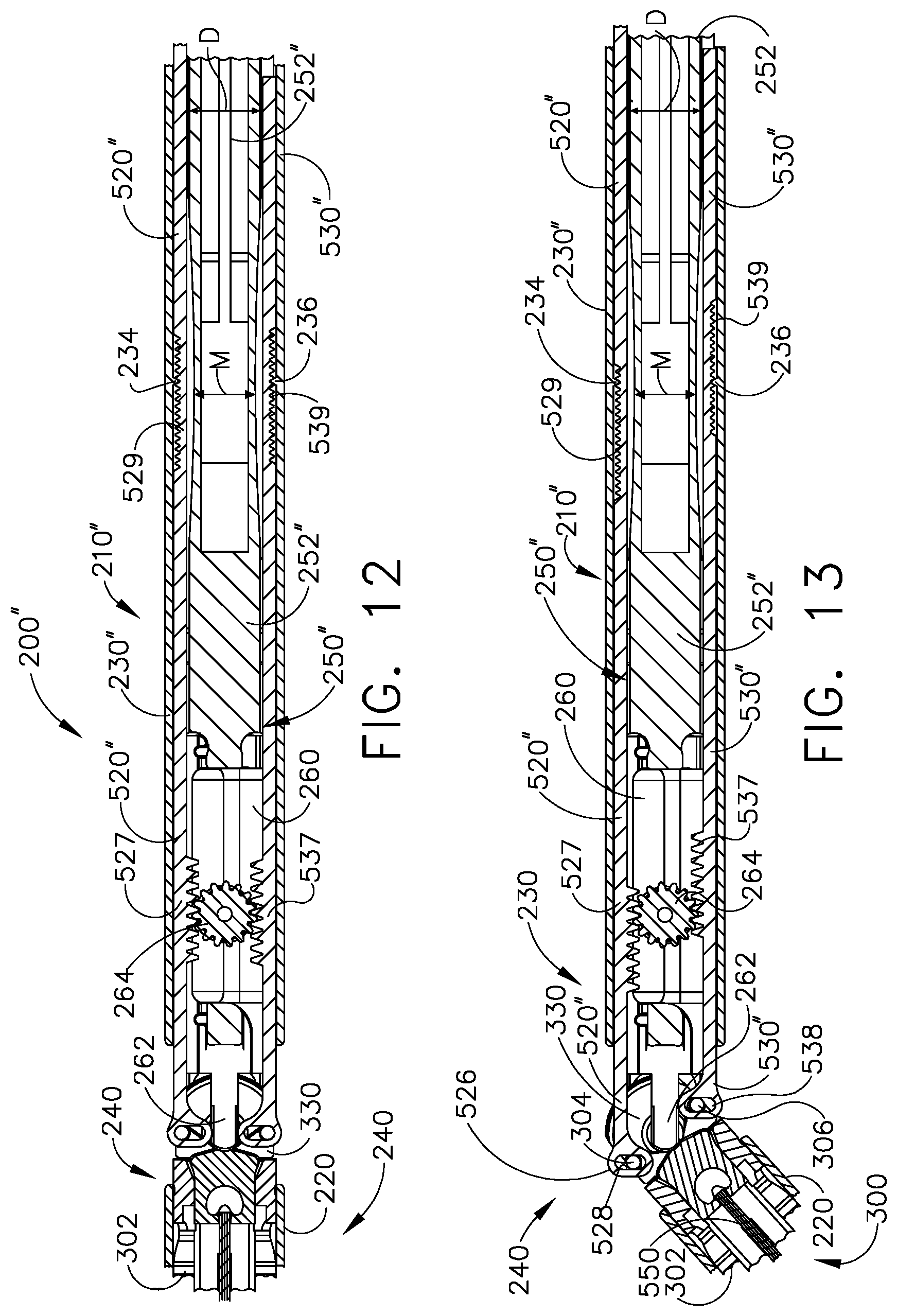 Patent US12310584 Figure 12 – Locking arrangements for detachable shaft assemblies with articulatable surgical end effectors