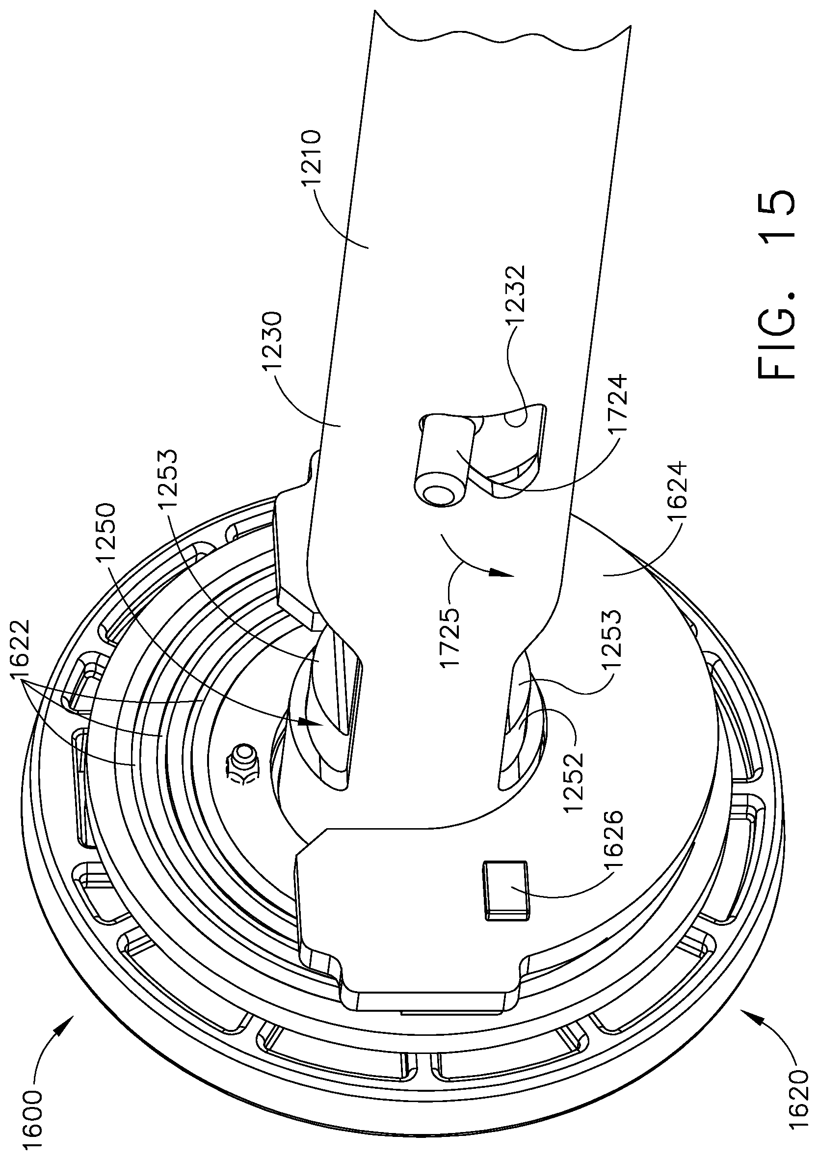 Patent US12310584 Figure 14 – Locking arrangements for detachable shaft assemblies with articulatable surgical end effectors
