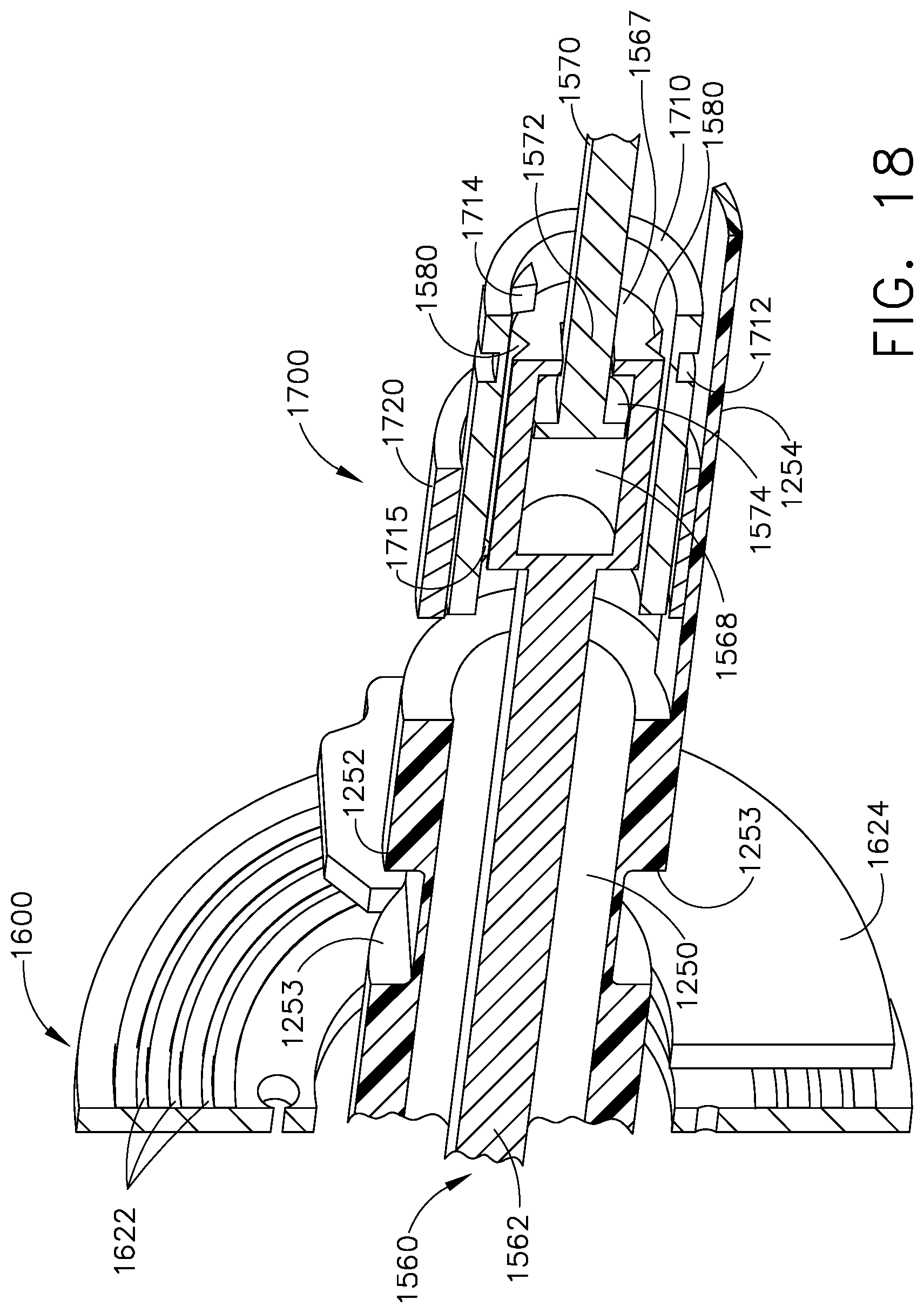 Patent US12310584 Figure 17 – Locking arrangements for detachable shaft assemblies with articulatable surgical end effectors
