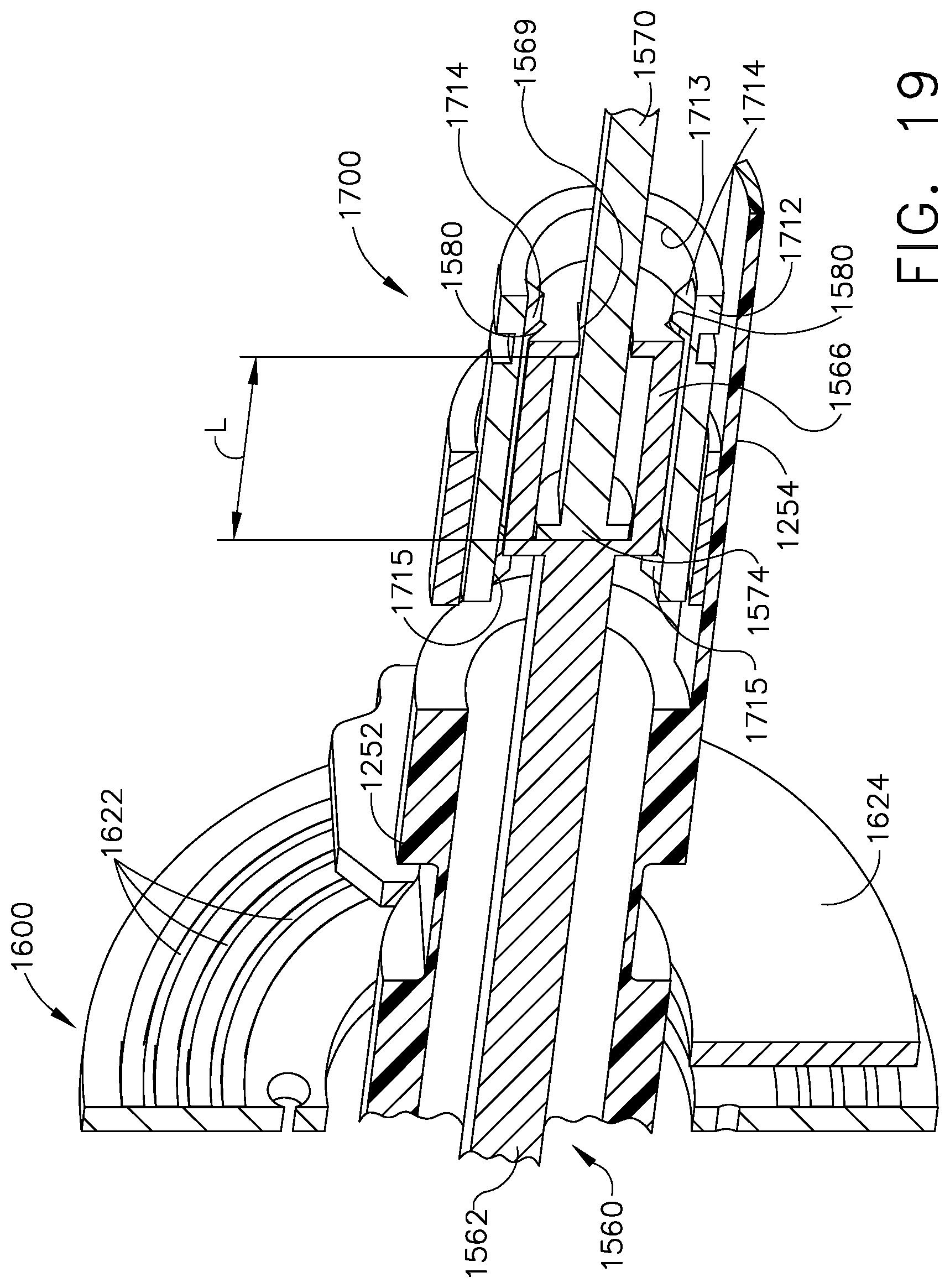 Patent US12310584 Figure 18 – Locking arrangements for detachable shaft assemblies with articulatable surgical end effectors