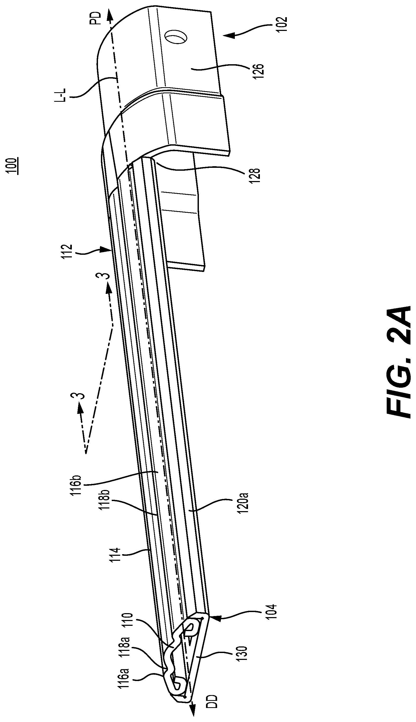 Patent US12310587 Figure 2 – Composite interconnected anvil for medical stapler