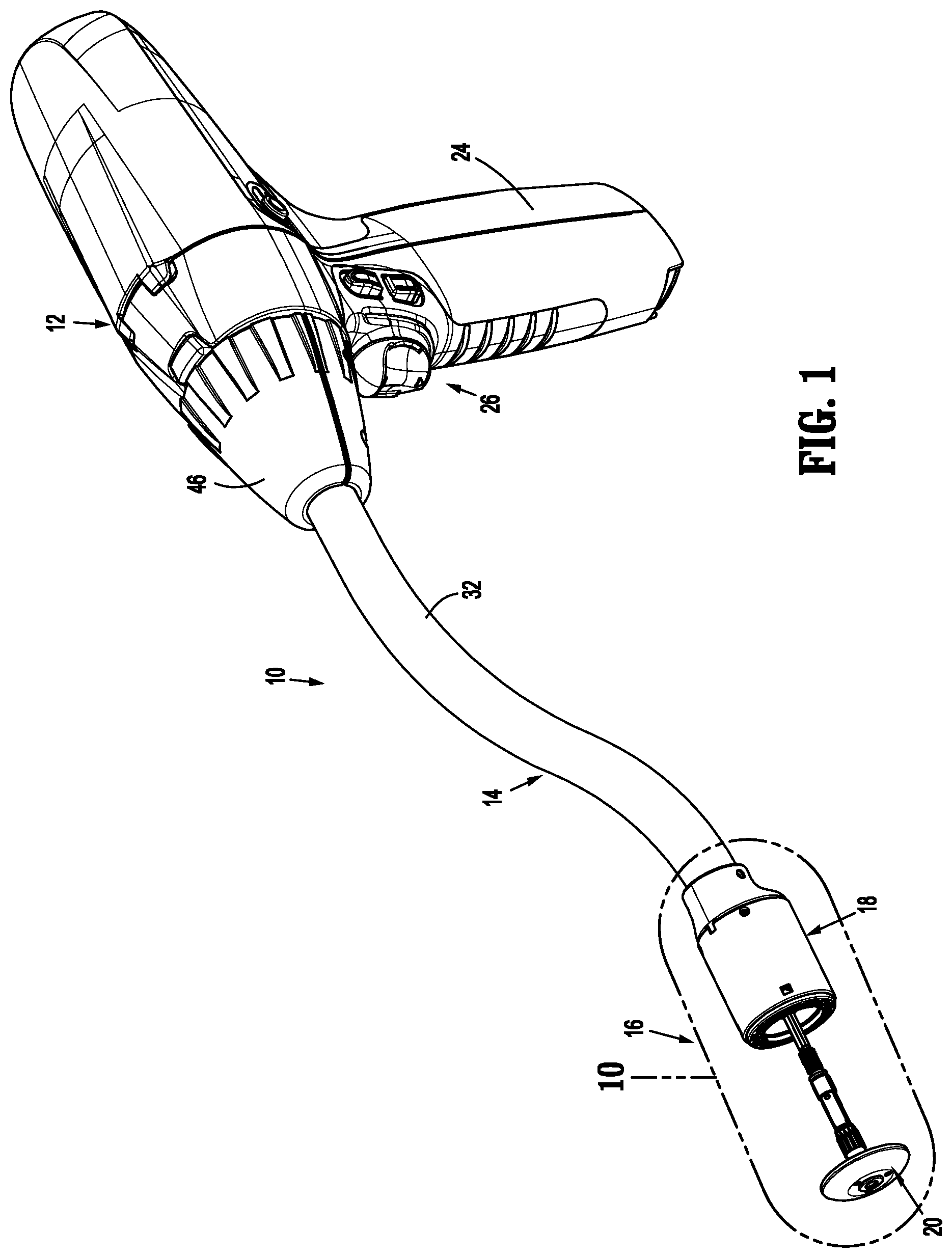 Patent US12310591 — Surgical stapling device with flexible shaft — Figure 1