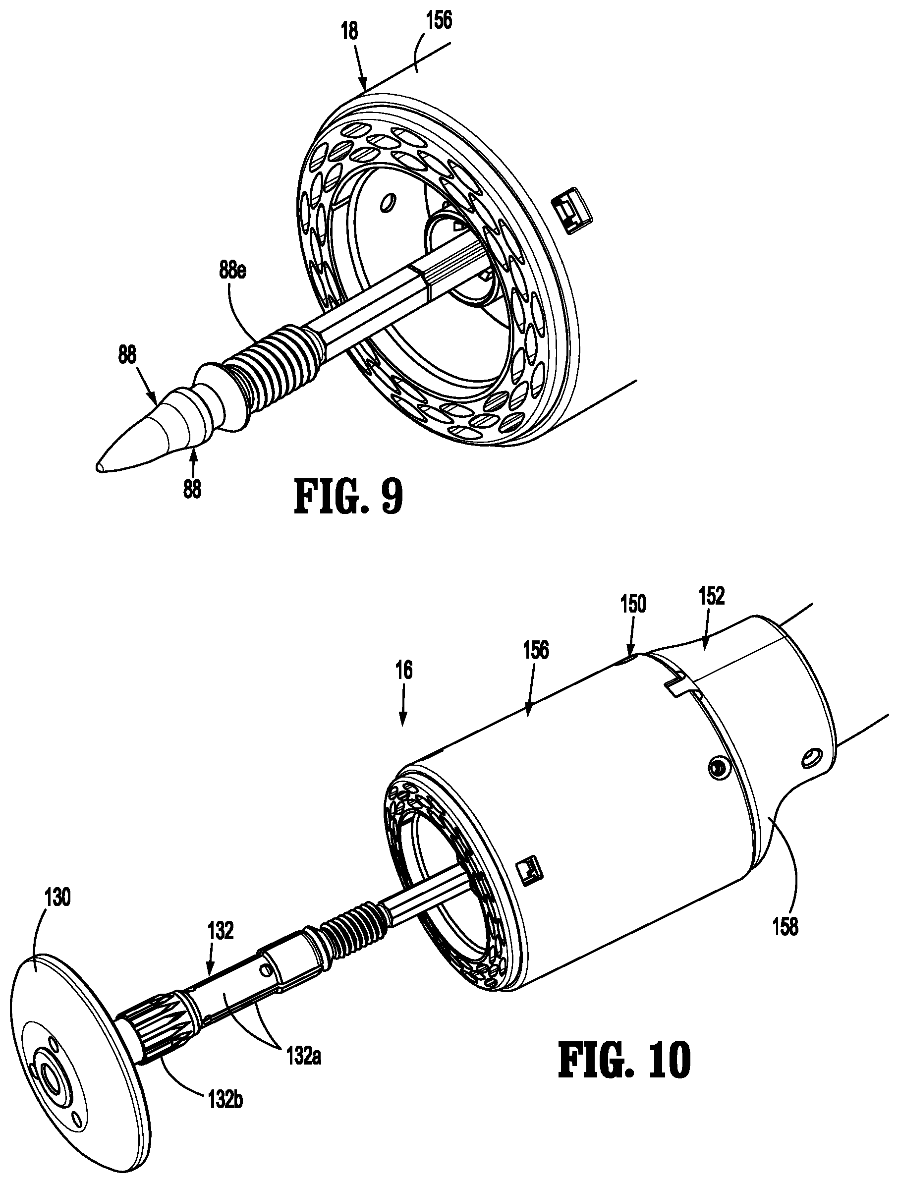 Patent US12310591 Figure 9 – Surgical stapling device with flexible shaft