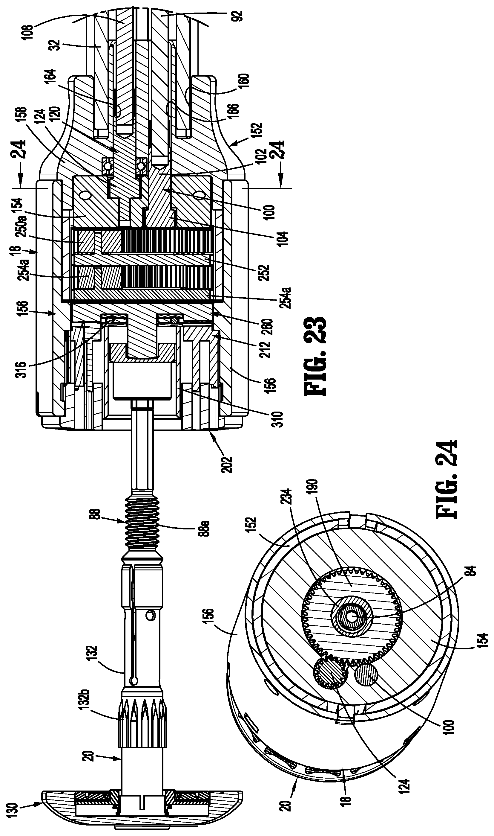 Patent US12310591 Figure 17 – Surgical stapling device with flexible shaft