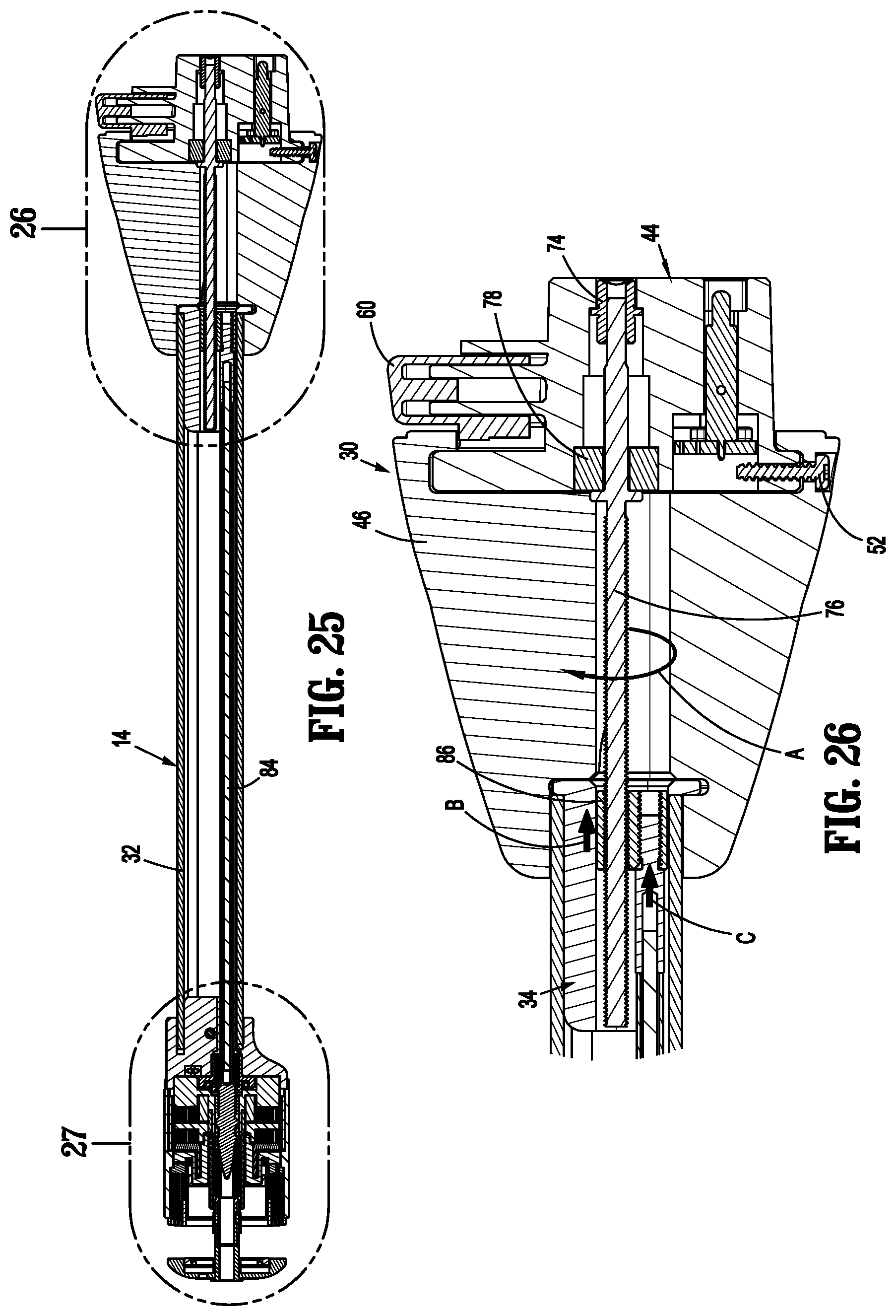 Patent US12310591 Figure 18 – Surgical stapling device with flexible shaft