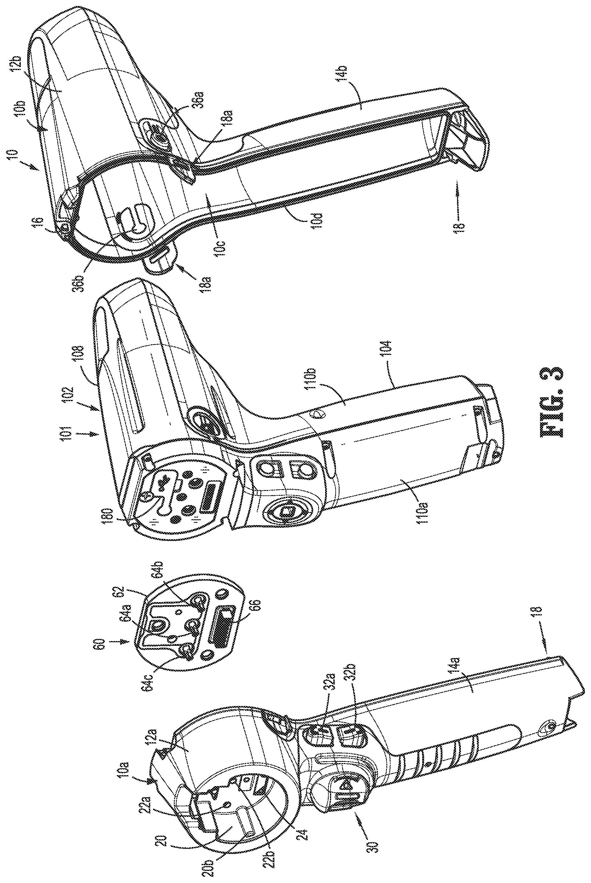 Patent US12310592 Figure 3 – Handheld electromechanical surgical system