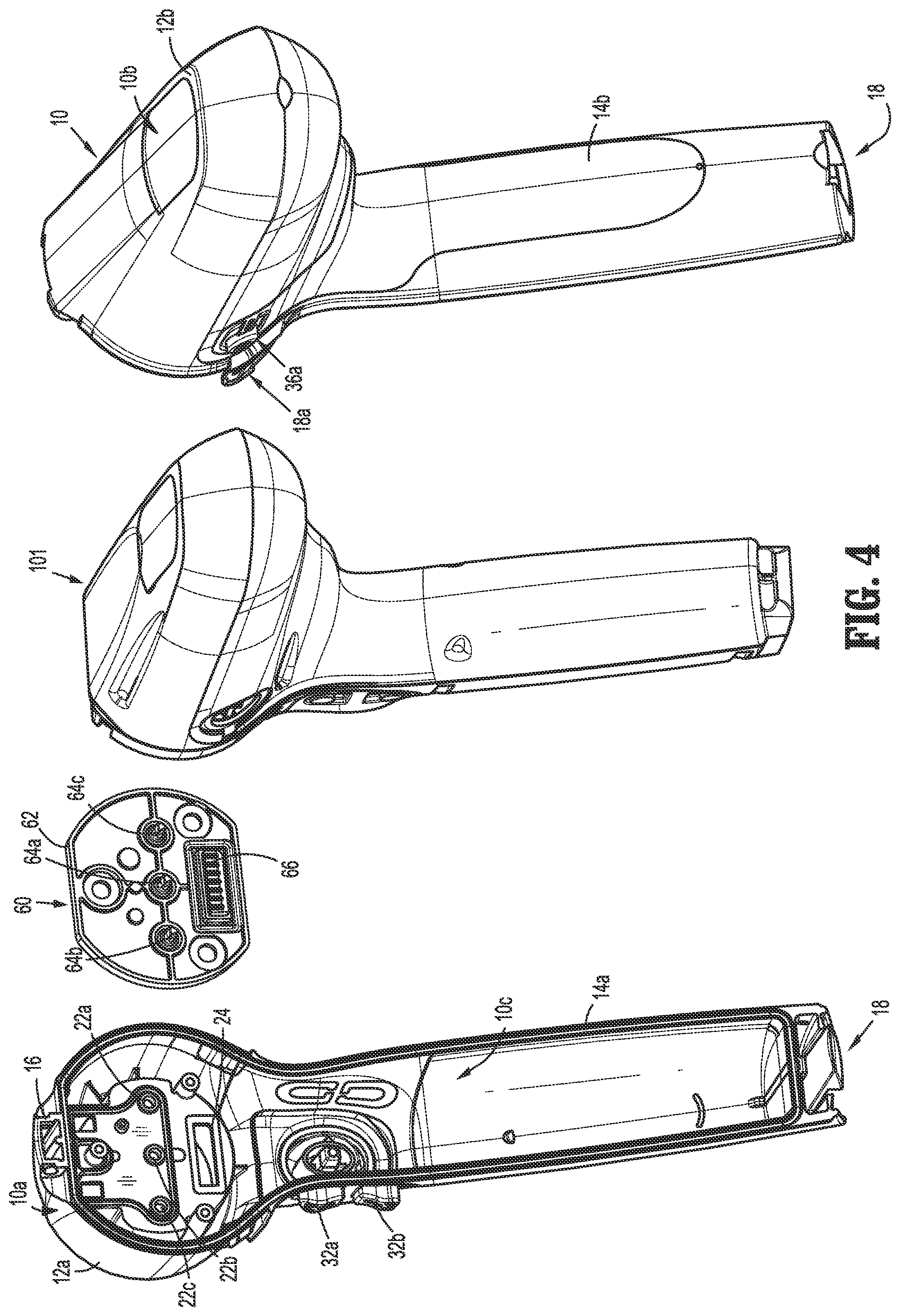 Patent US12310592 Figure 4 – Handheld electromechanical surgical system