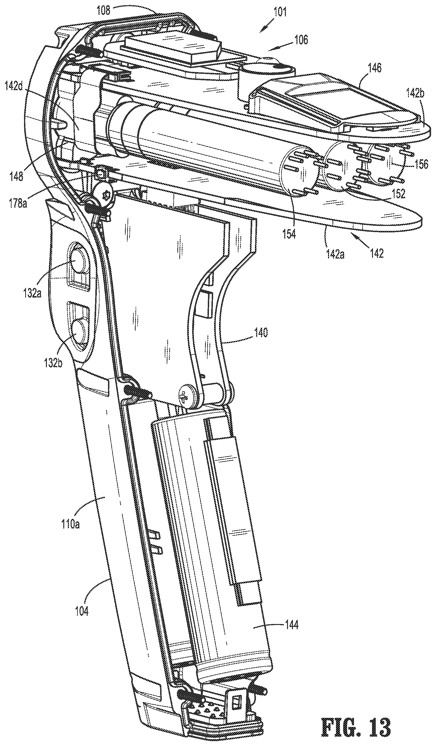 Patent US12310592 Figure 10 – Handheld electromechanical surgical system
