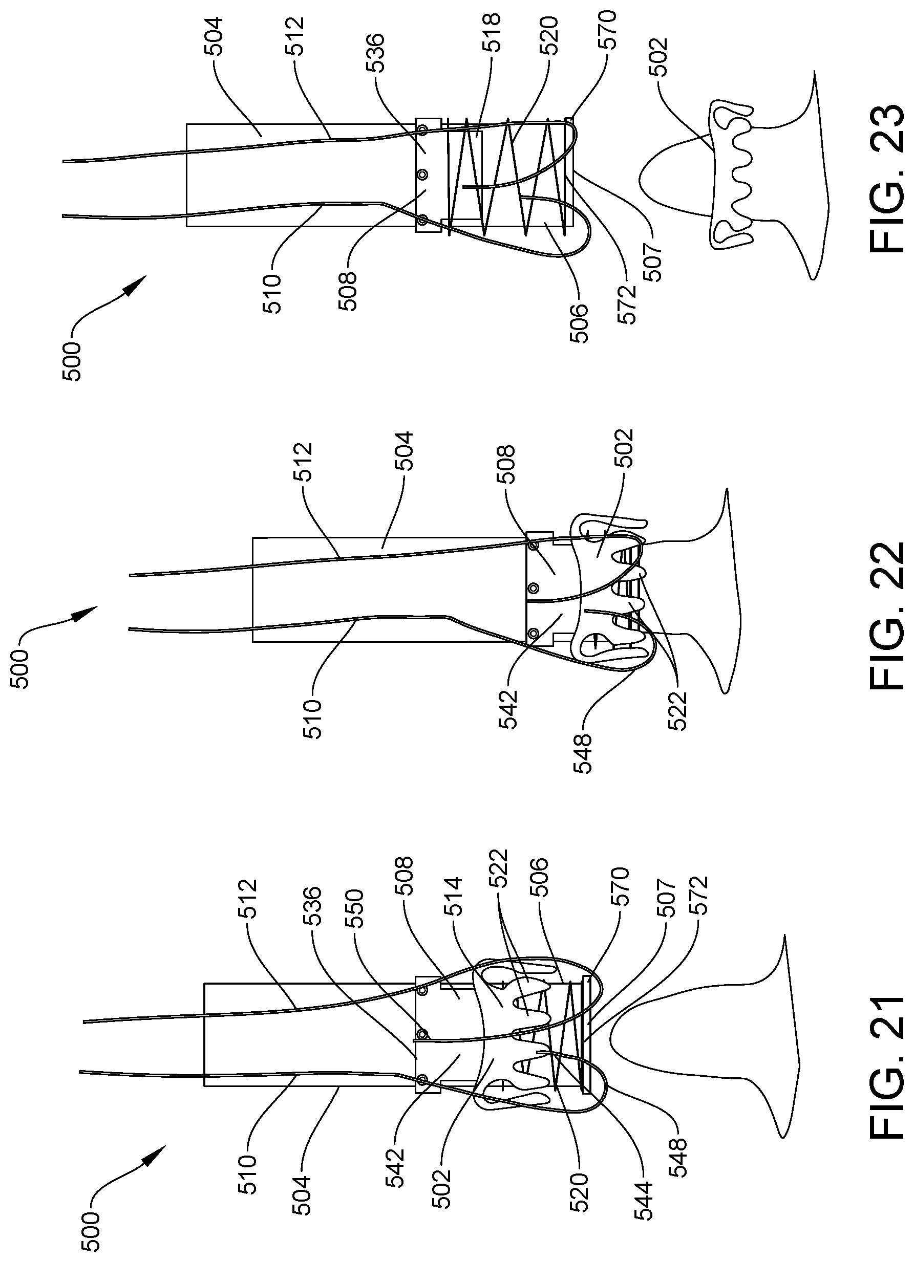 Patent US12310596 Figure 10 – Interface mechanism for repositioning and deployment of over the scope clip
