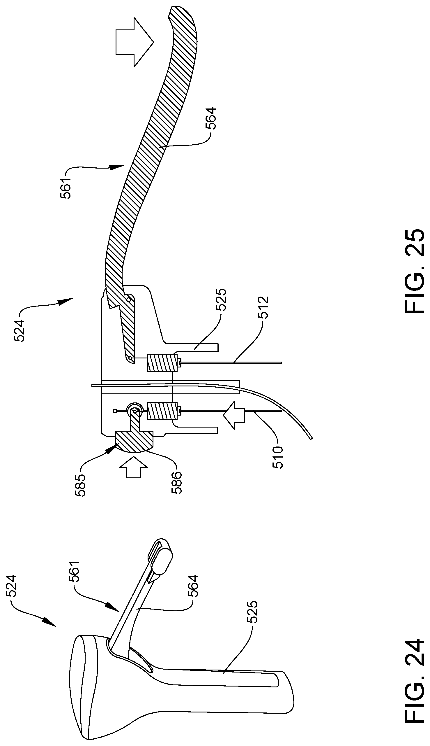 Patent US12310596 Figure 11 – Interface mechanism for repositioning and deployment of over the scope clip