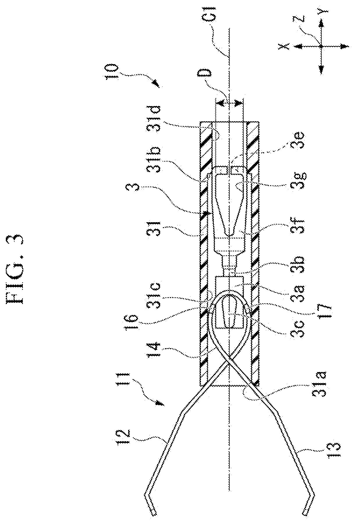 Patent US12310597 Figure 2 – Clip cartridge, medical device, and attachment method for medical device