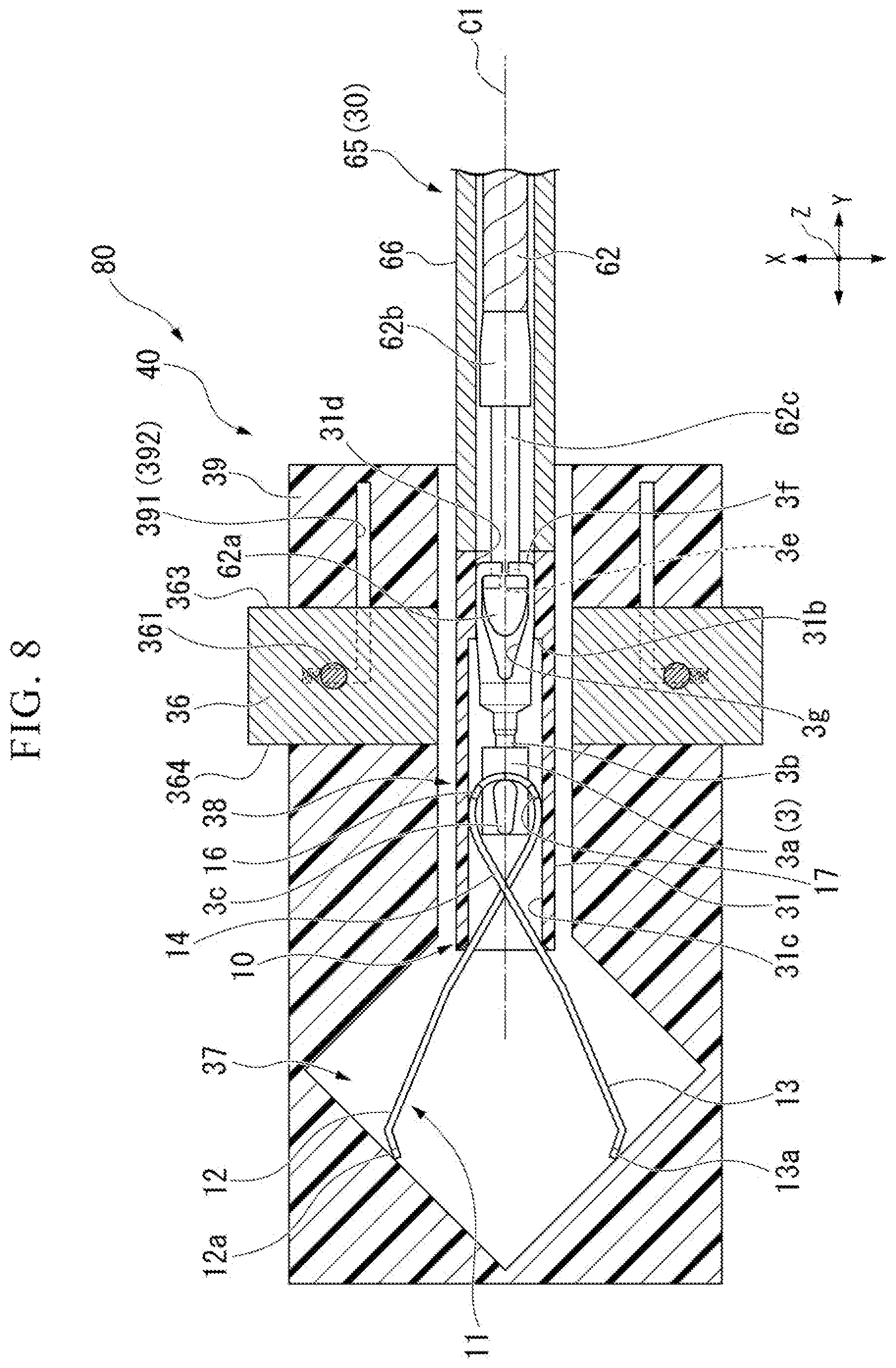 Patent US12310597 Figure 7 – Clip cartridge, medical device, and attachment method for medical device