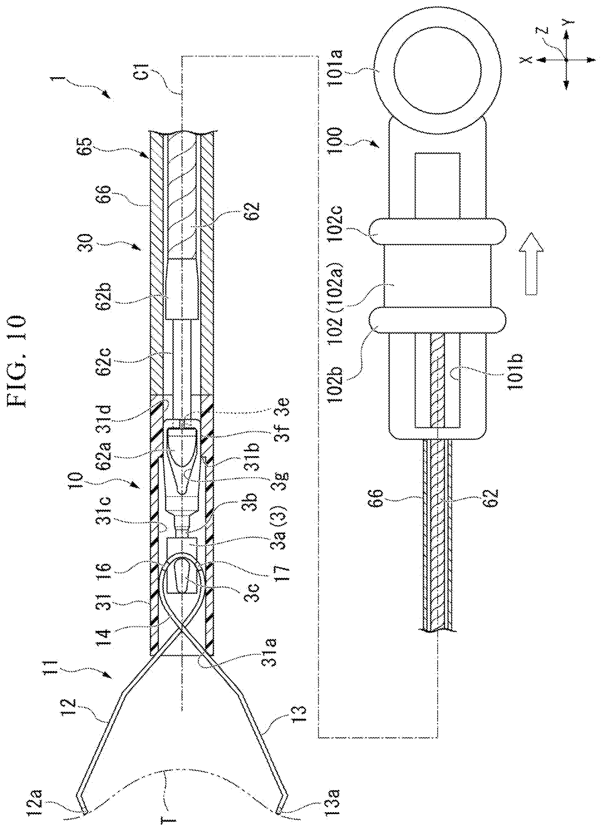 Patent US12310597 Figure 9 – Clip cartridge, medical device, and attachment method for medical device