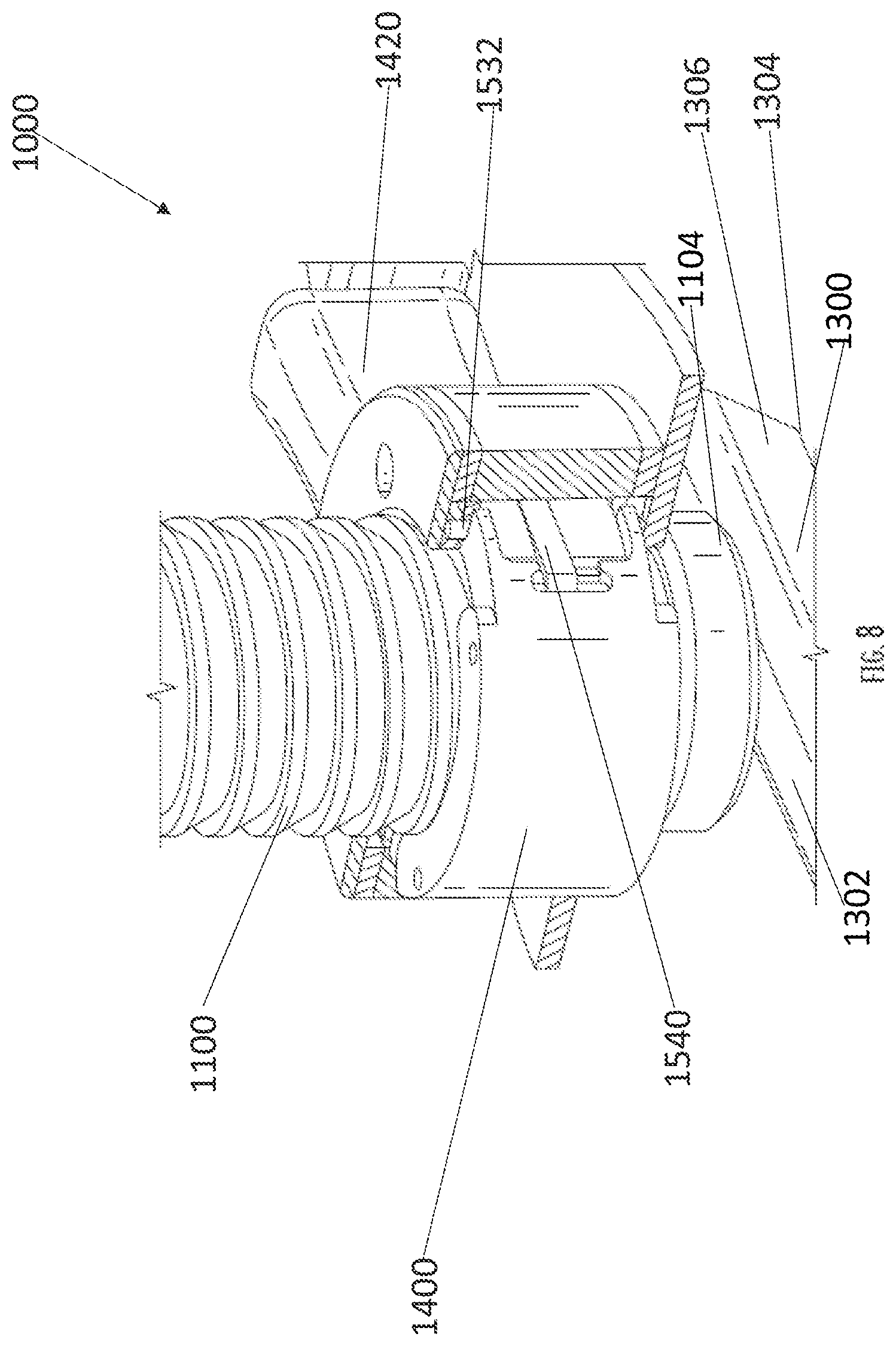 Patent US12310598 Figure 8 – Junctional tourniquet