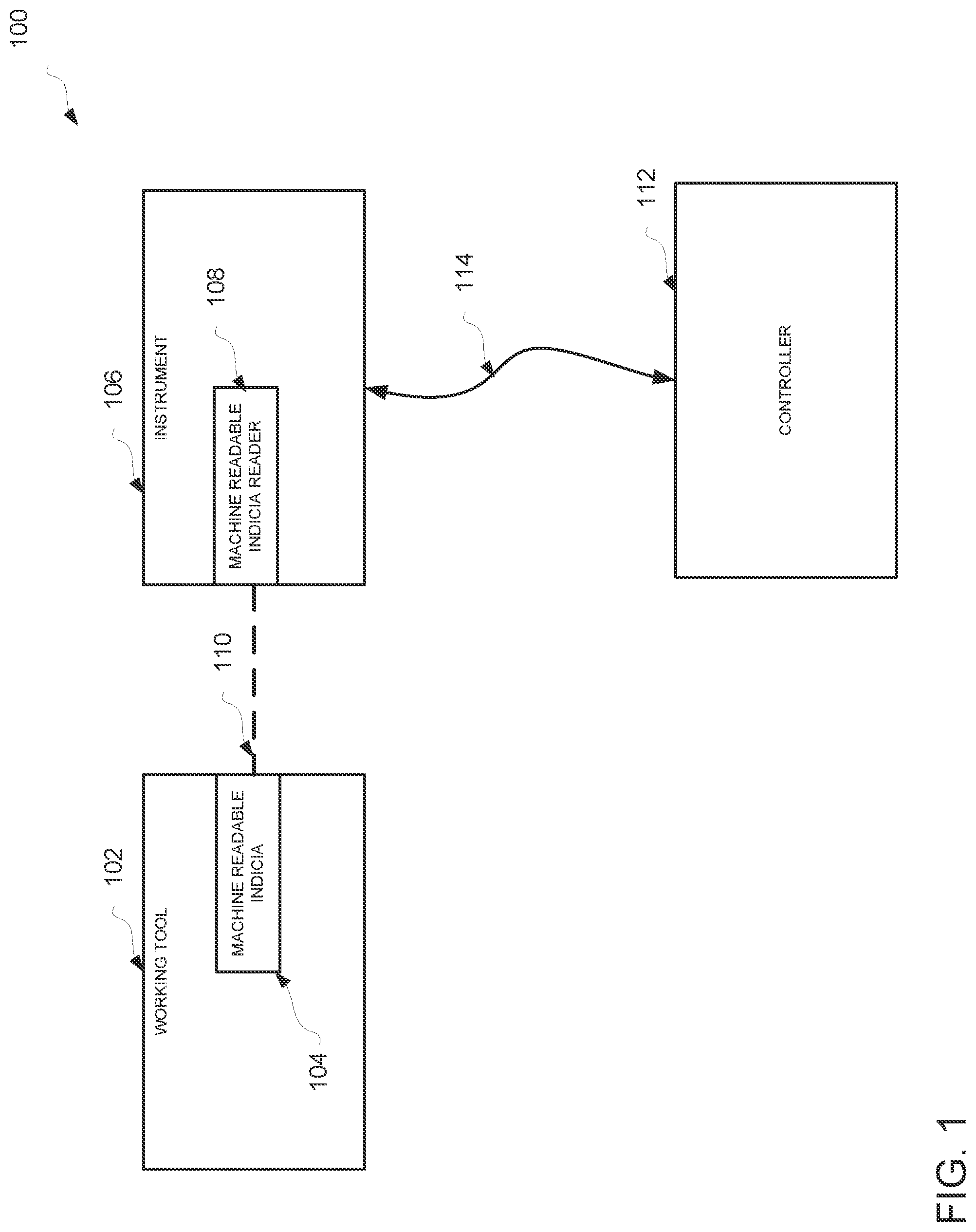 Patent US12310600 — Drill bit data management for penetration-monitoring drill — Figure 1