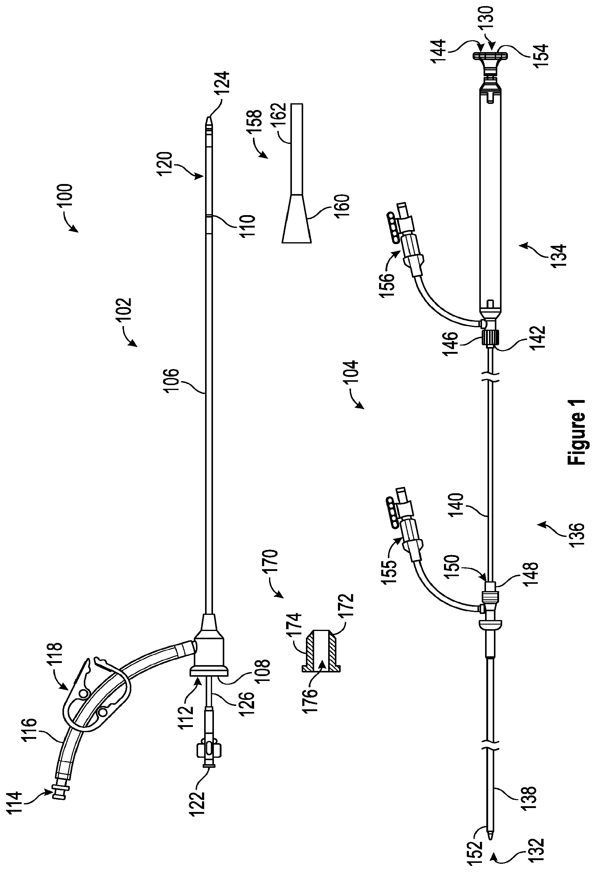 Patent US12310608 Figure 1 – Intravascular treatment of vascular occlusion and associated devices, systems, and methods