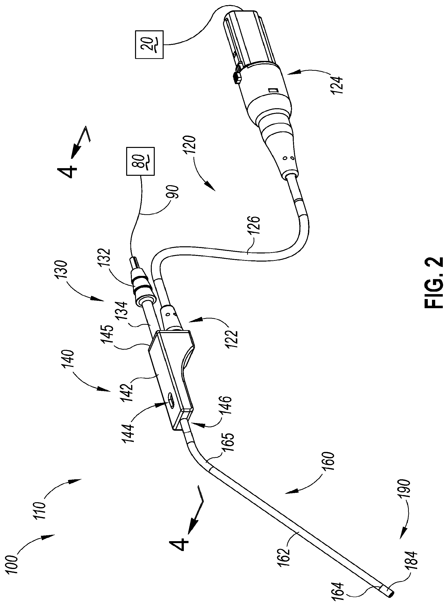 Patent US12310610 Figure 2 – Nasal suction instrument with interchangeable tip insert