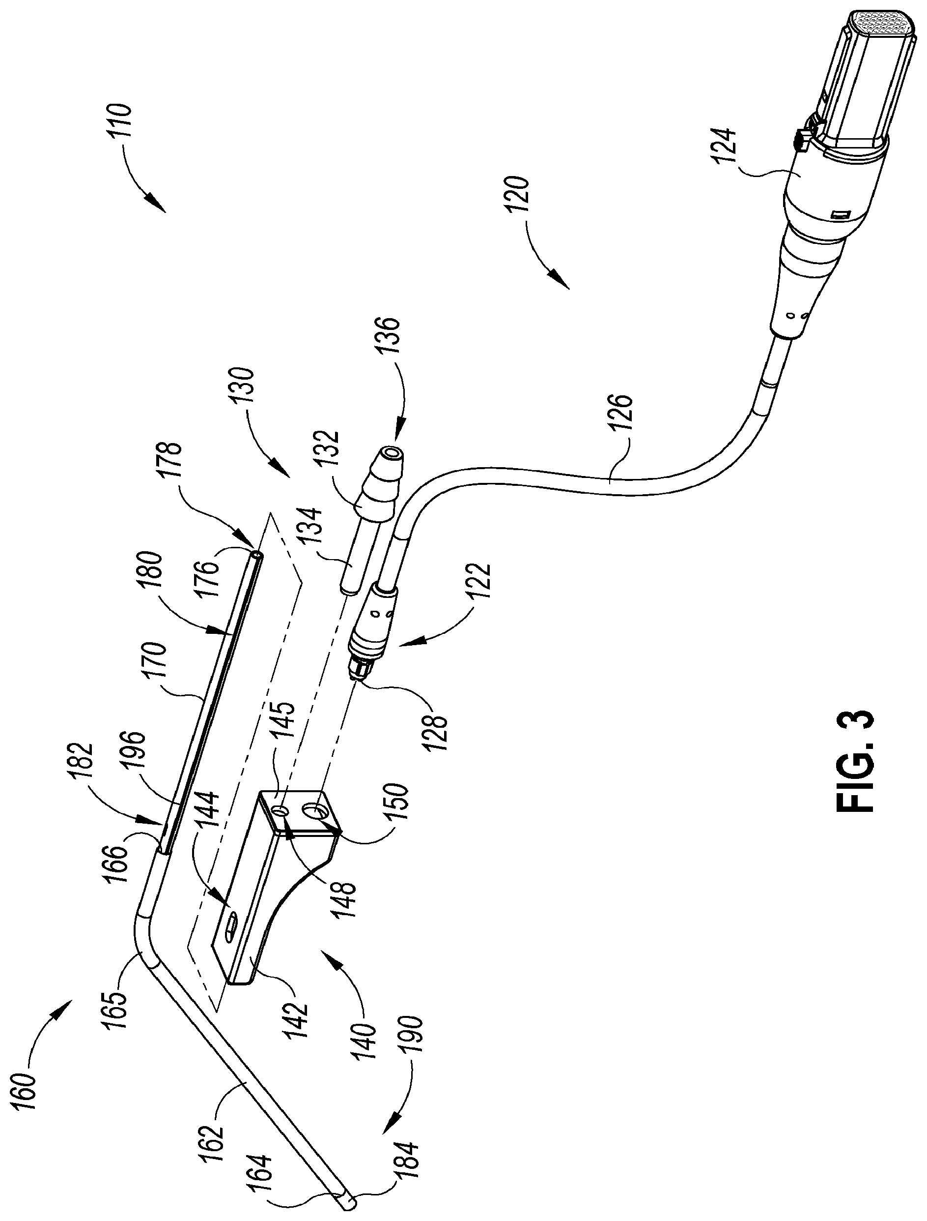 Patent US12310610 Figure 3 – Nasal suction instrument with interchangeable tip insert