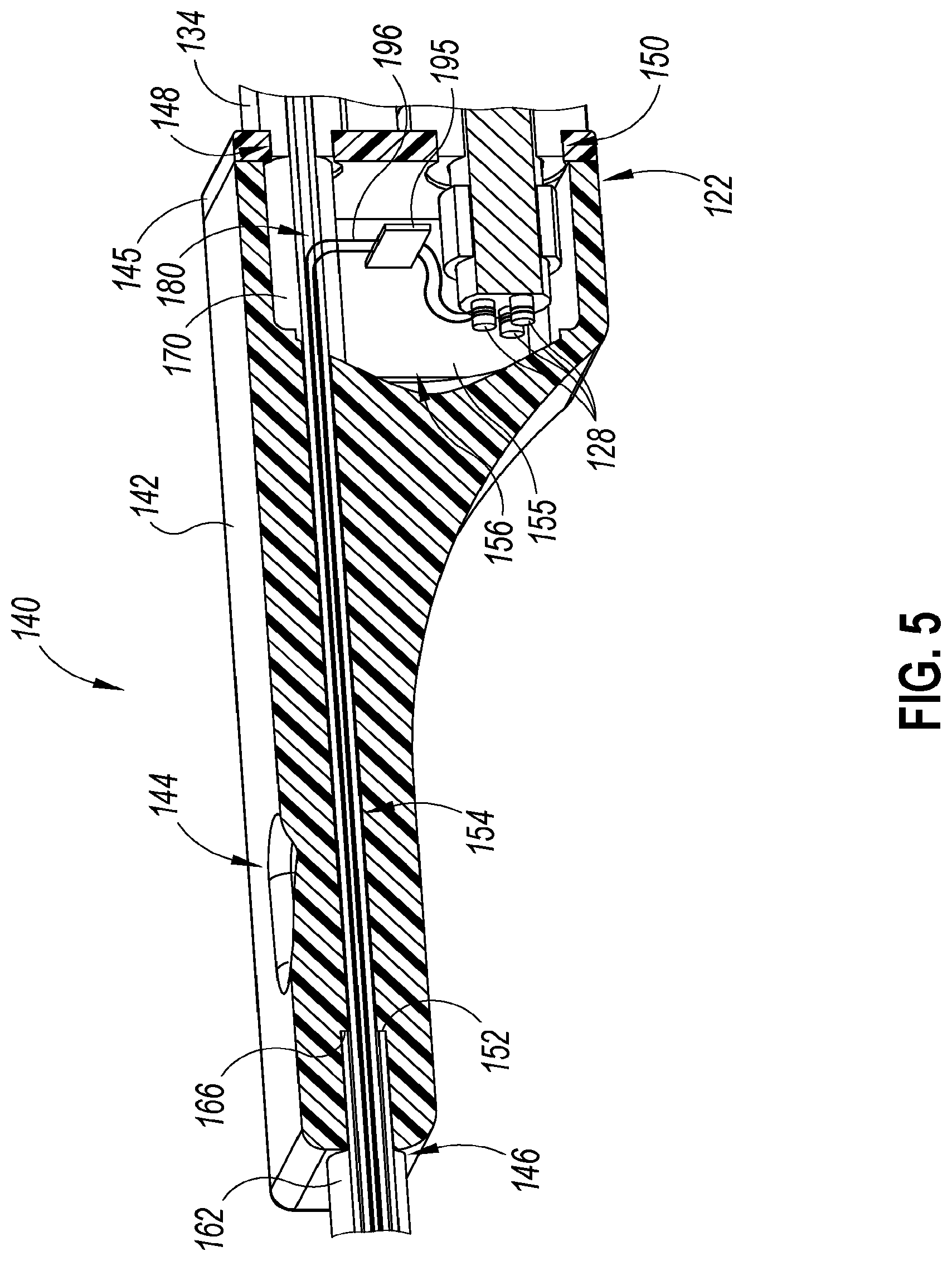 Patent US12310610 Figure 5 – Nasal suction instrument with interchangeable tip insert