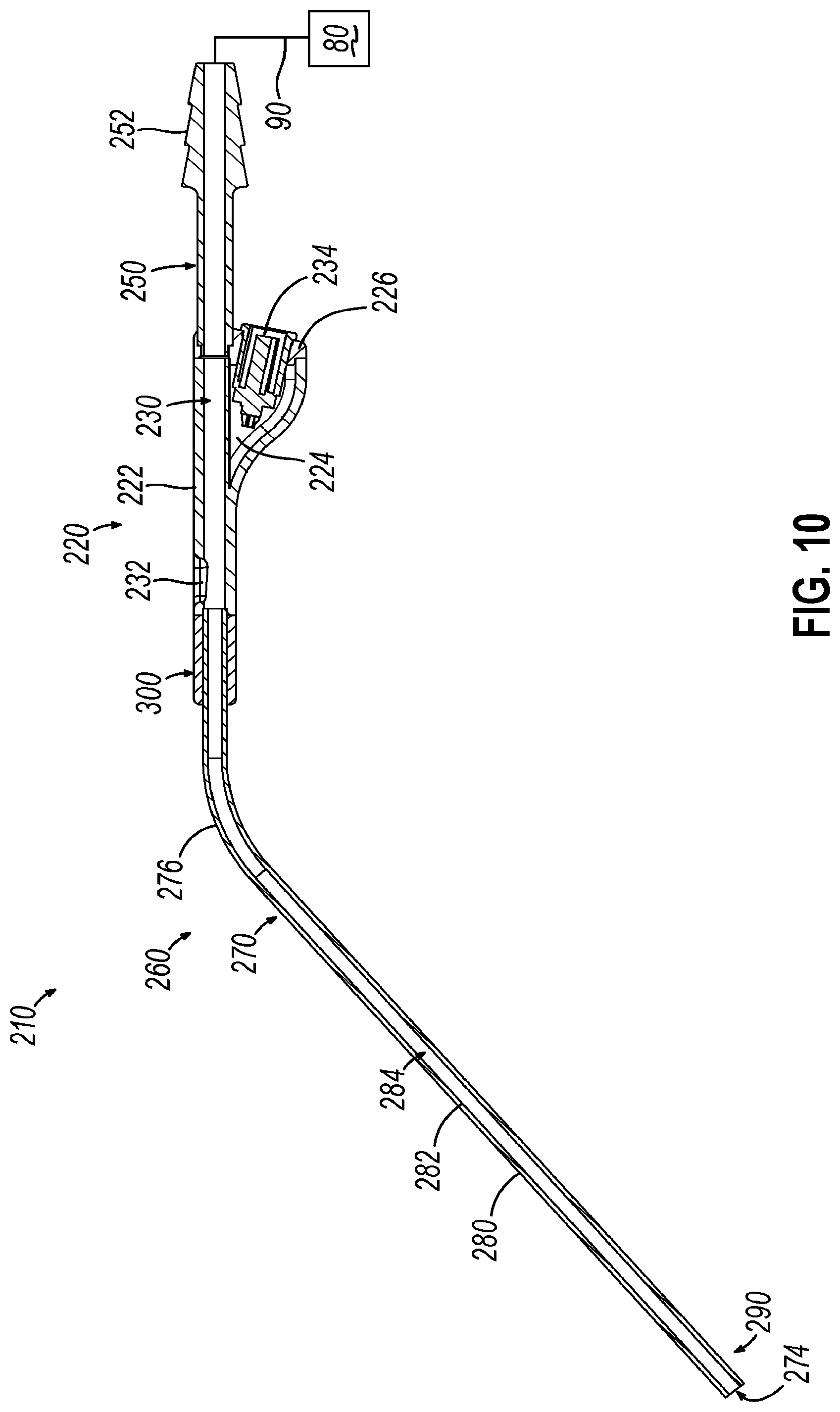 Patent US12310610 Figure 10 – Nasal suction instrument with interchangeable tip insert