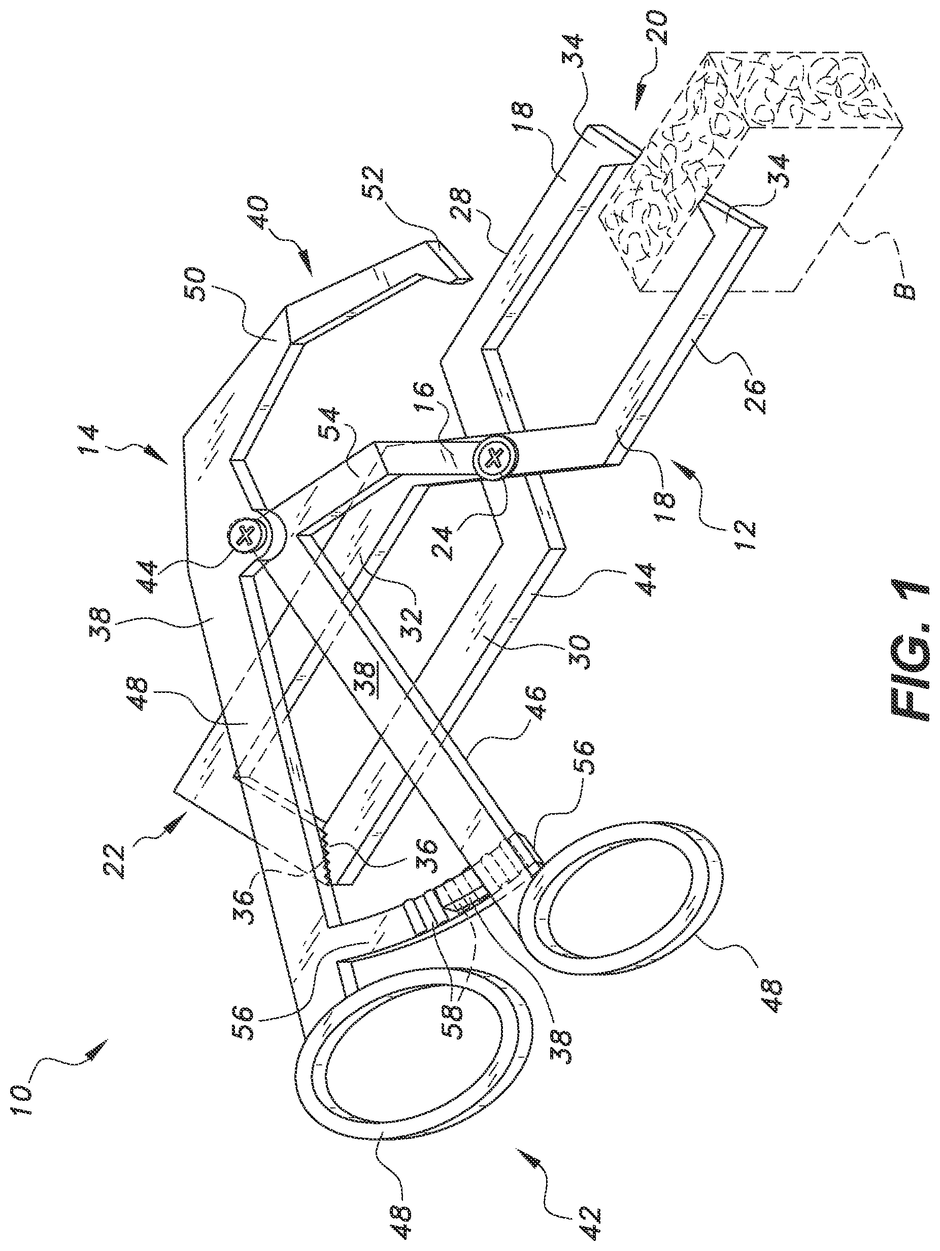 Patent US12310611 Figure 1 – Dual bone forceps