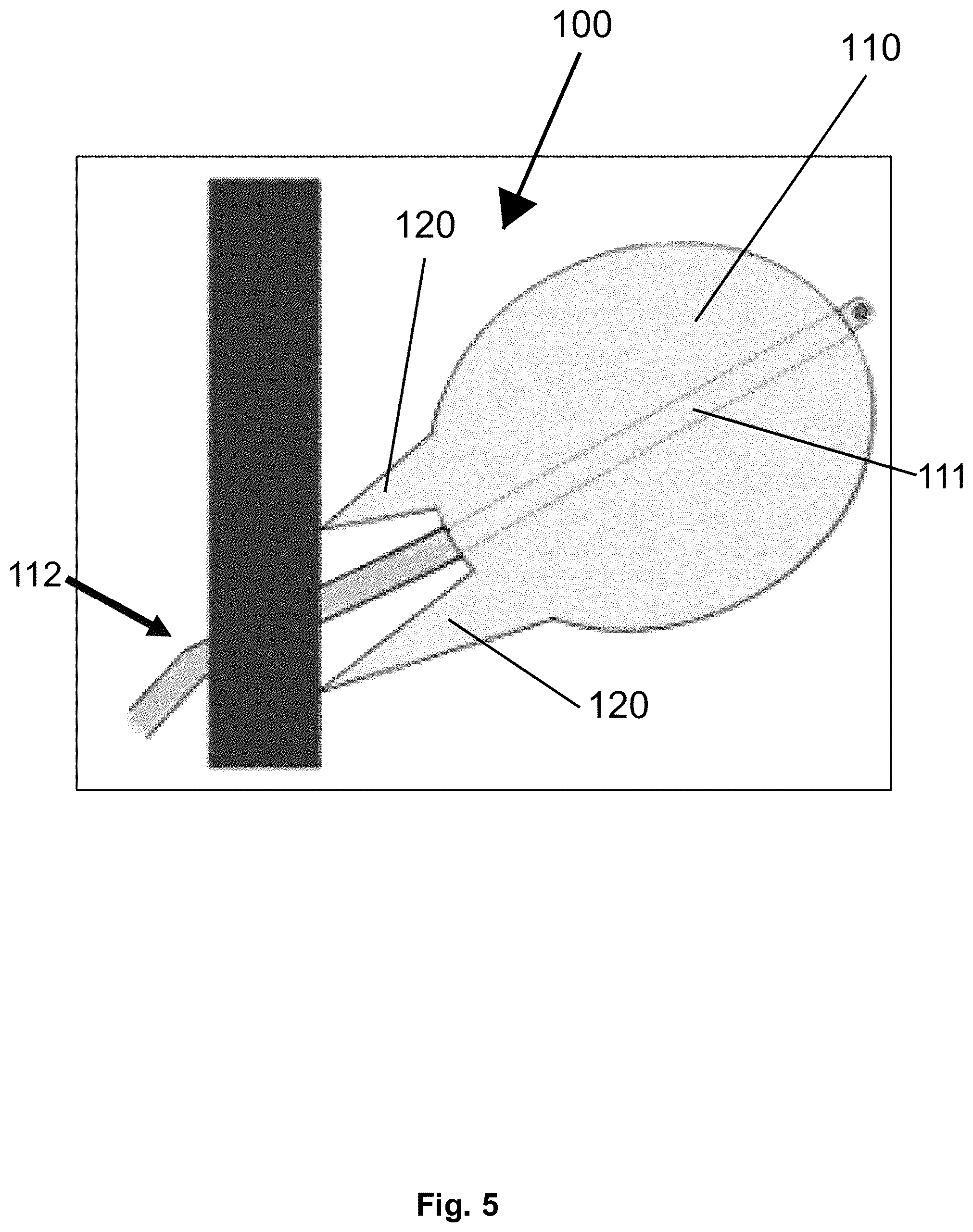 Patent US12310616 Figure 5 – Septostomy balloon catheter