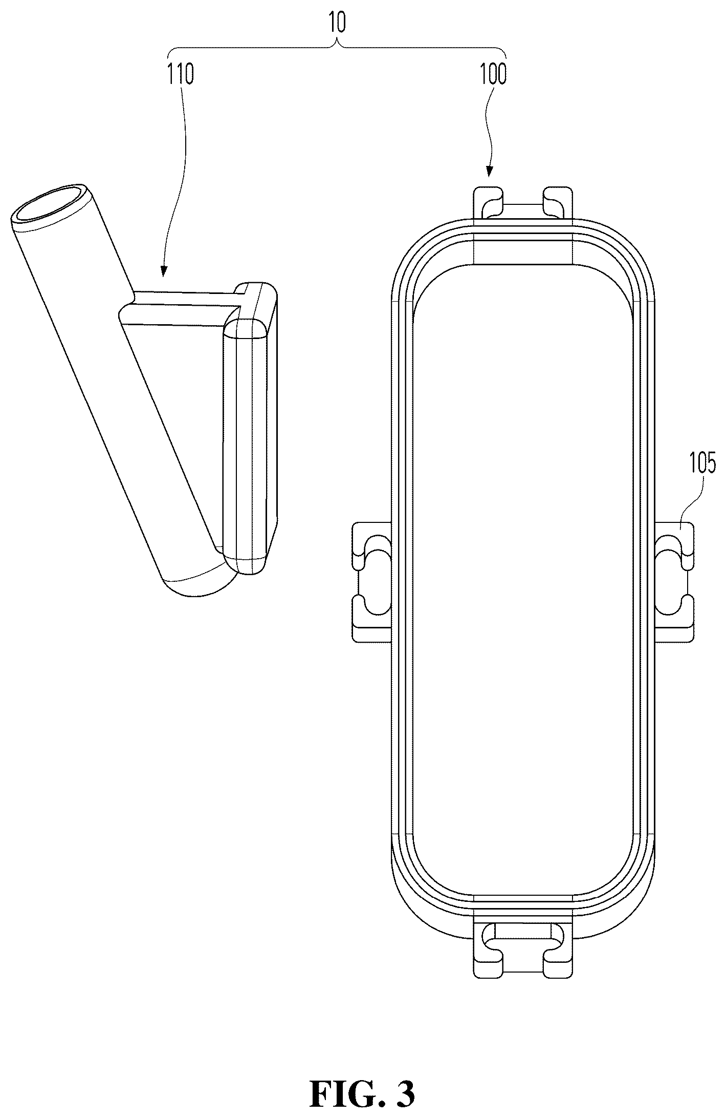 Patent US12310618 Figure 3 – Ultrasound probe detachable injection assistant