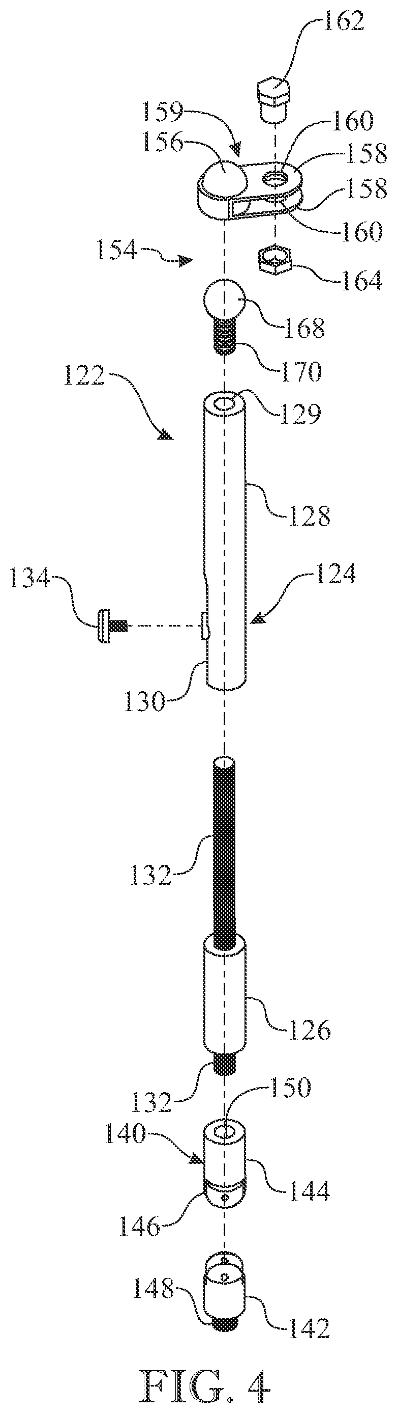 Patent US12310627 Figure 4 – External fixation device