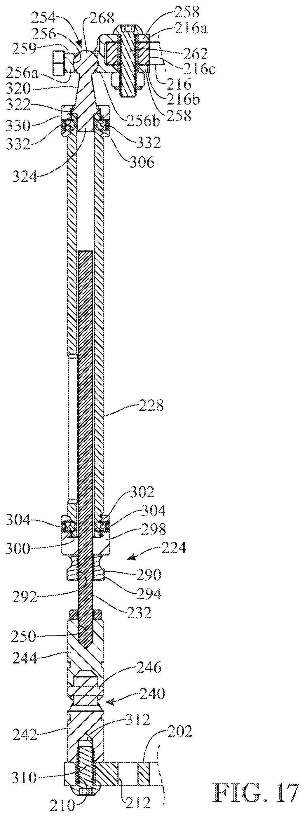Patent US12310627 Figure 16 – External fixation device