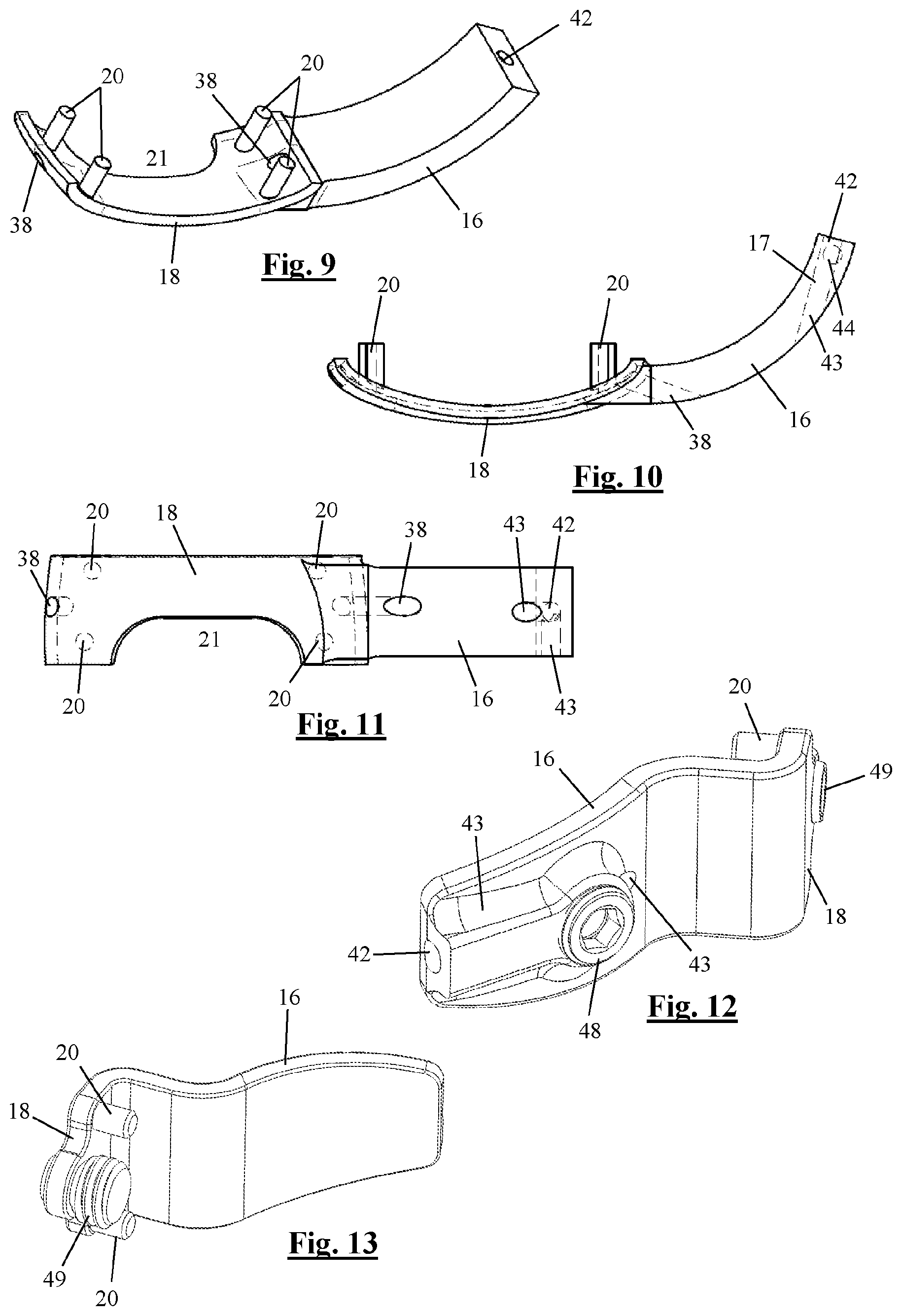 Patent US12310628 Figure 7 – Proximal humeral fixation plate and method for placing such a fixation plate