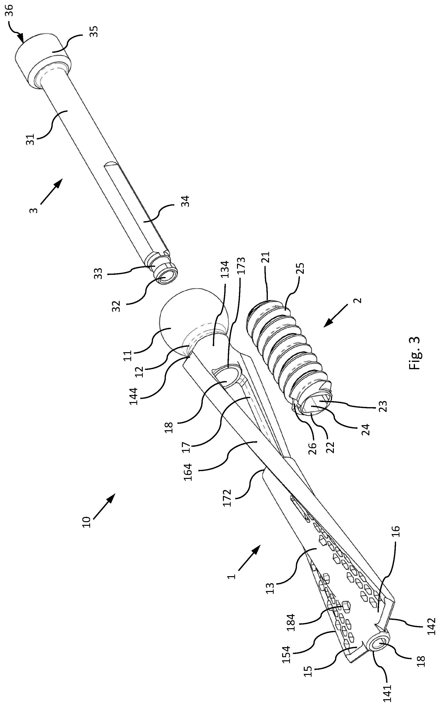 Patent US12310630 Figure 3 – Blade-like osteosynthesis device