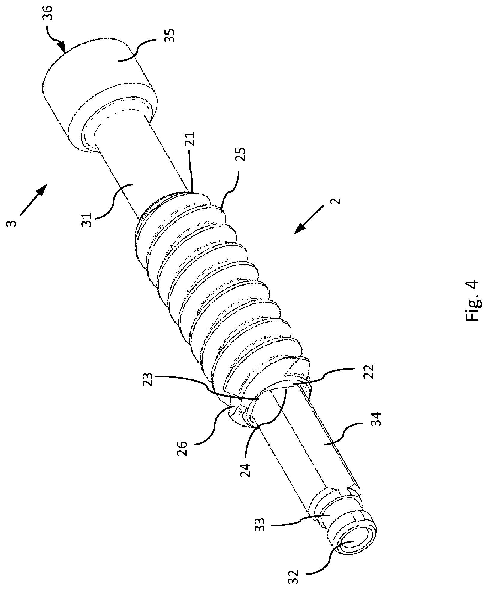Patent US12310630 Figure 4 – Blade-like osteosynthesis device