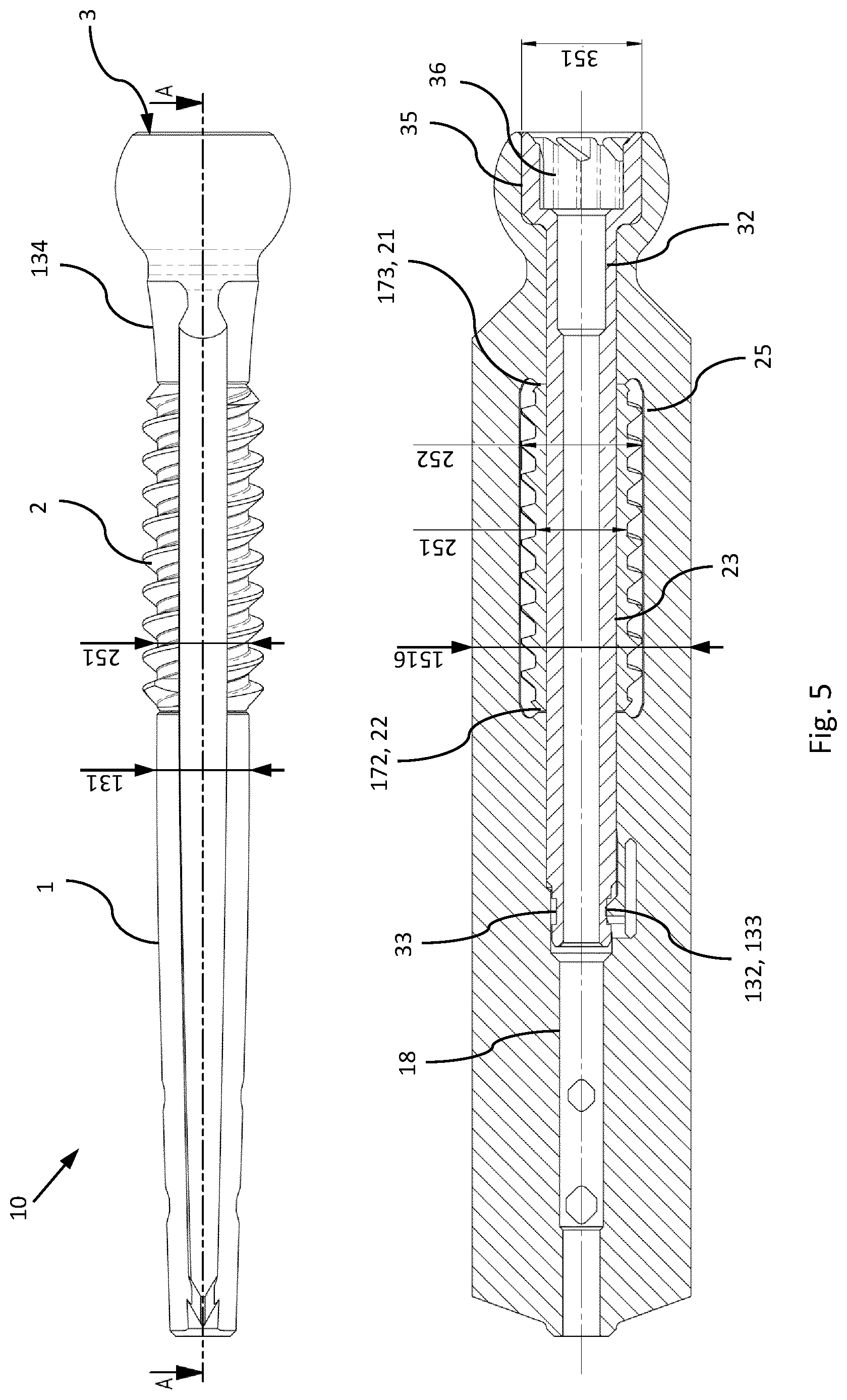 Patent US12310630 Figure 5 – Blade-like osteosynthesis device