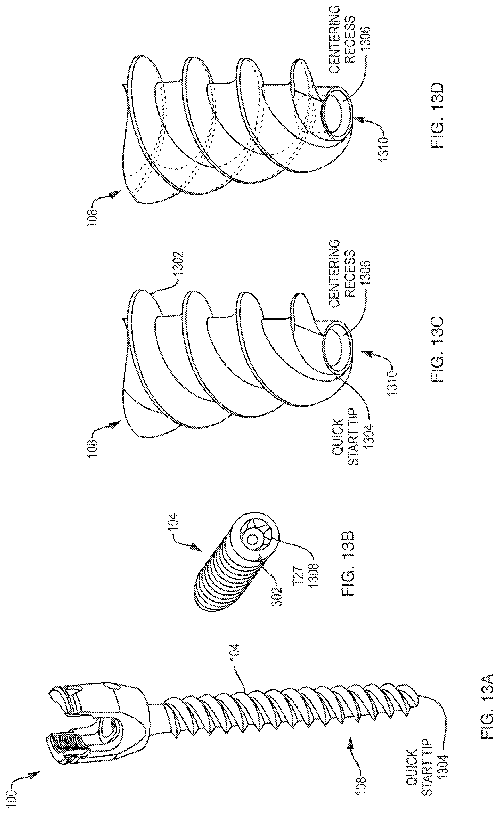 Patent US12310631 Figure 9 – Multi-feature polyaxial screw