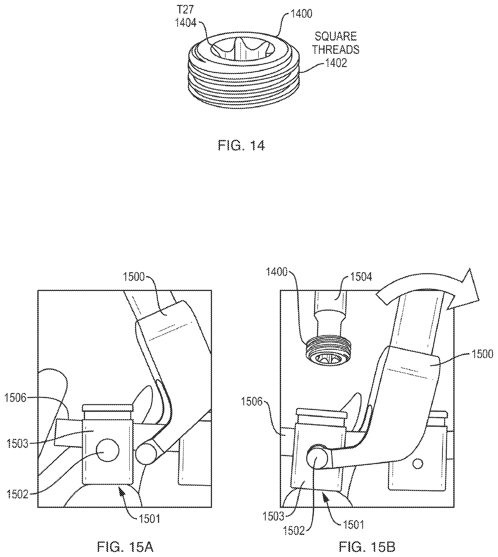 Patent US12310631 Figure 10 – Multi-feature polyaxial screw