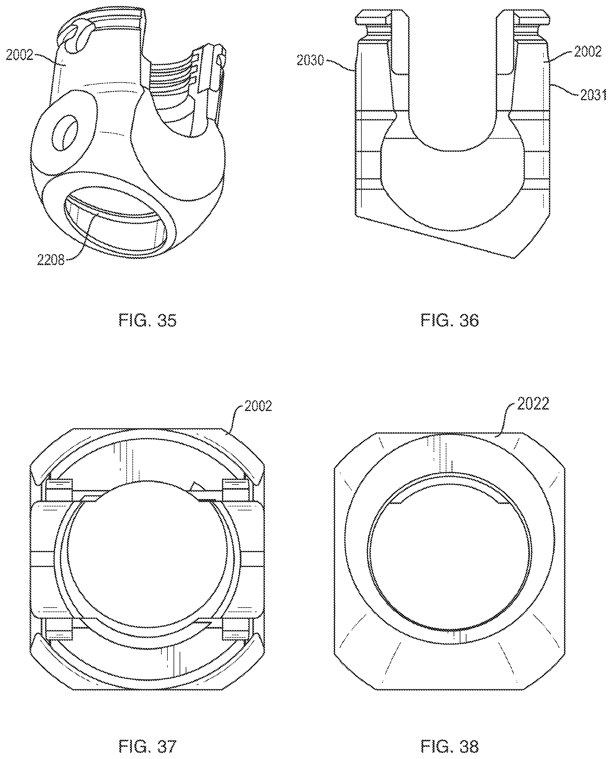 Patent US12310631 Figure 20 – Multi-feature polyaxial screw