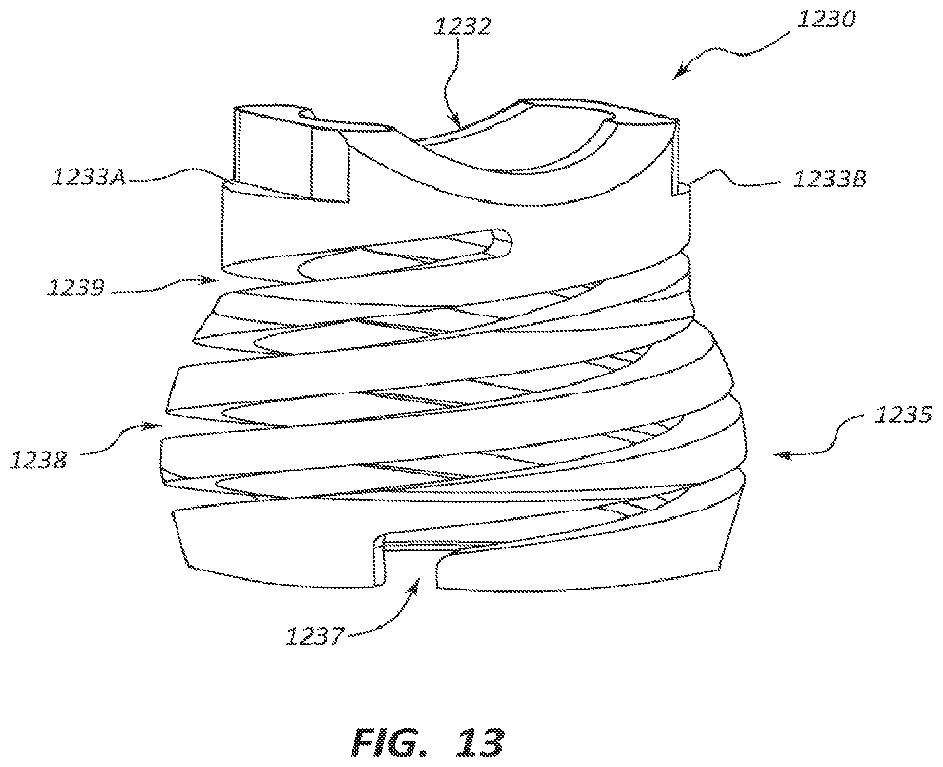 Patent US12310632 Figure 12 – Spring cage spinal fixation systems
