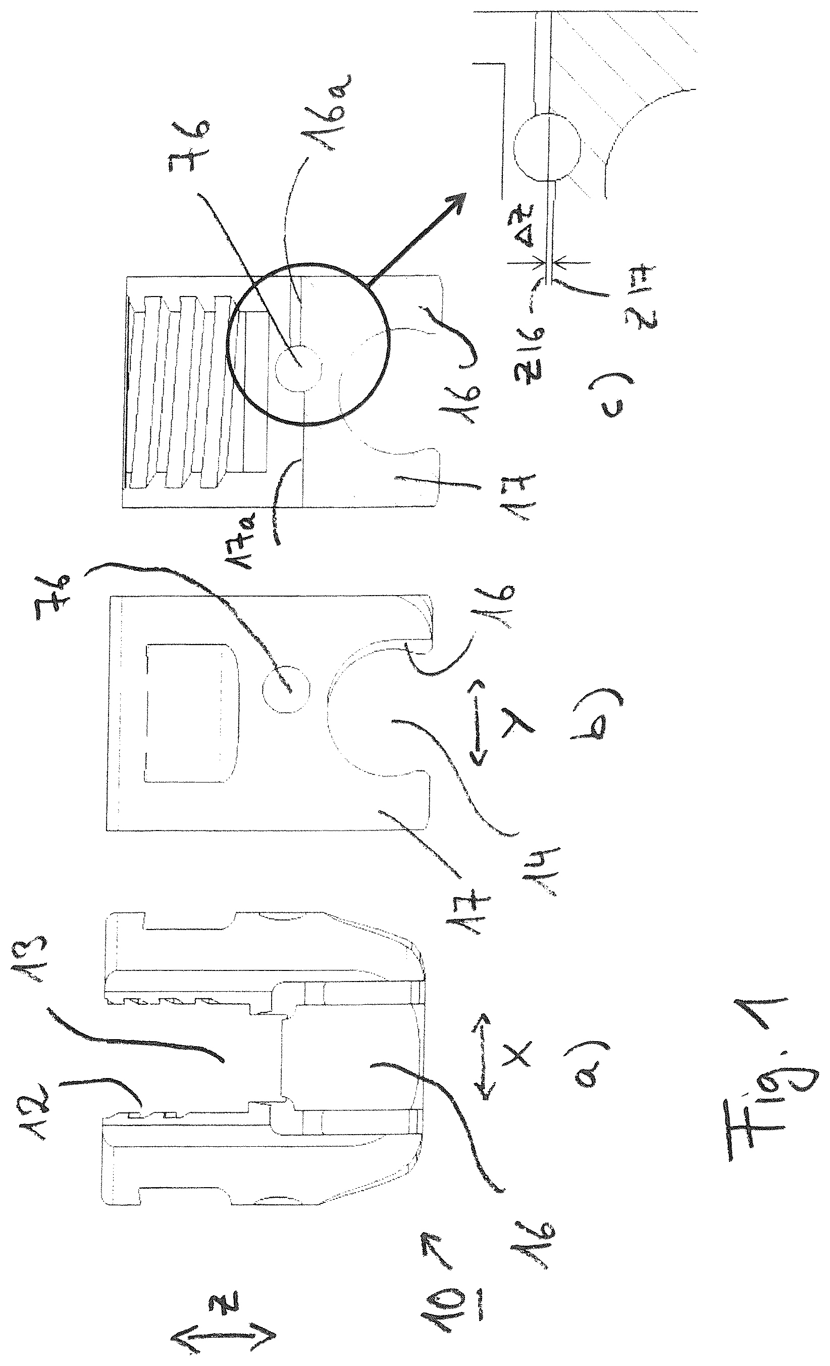 Patent US12310633 Figure 1 – Connector for spinal column support