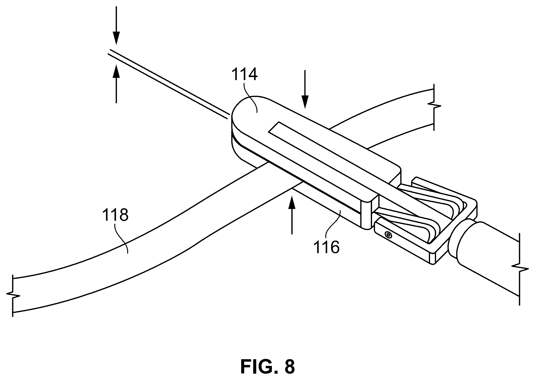 Patent US12310646 Figure 8 – Endoscopic bipolar forceps with variable temperature control
