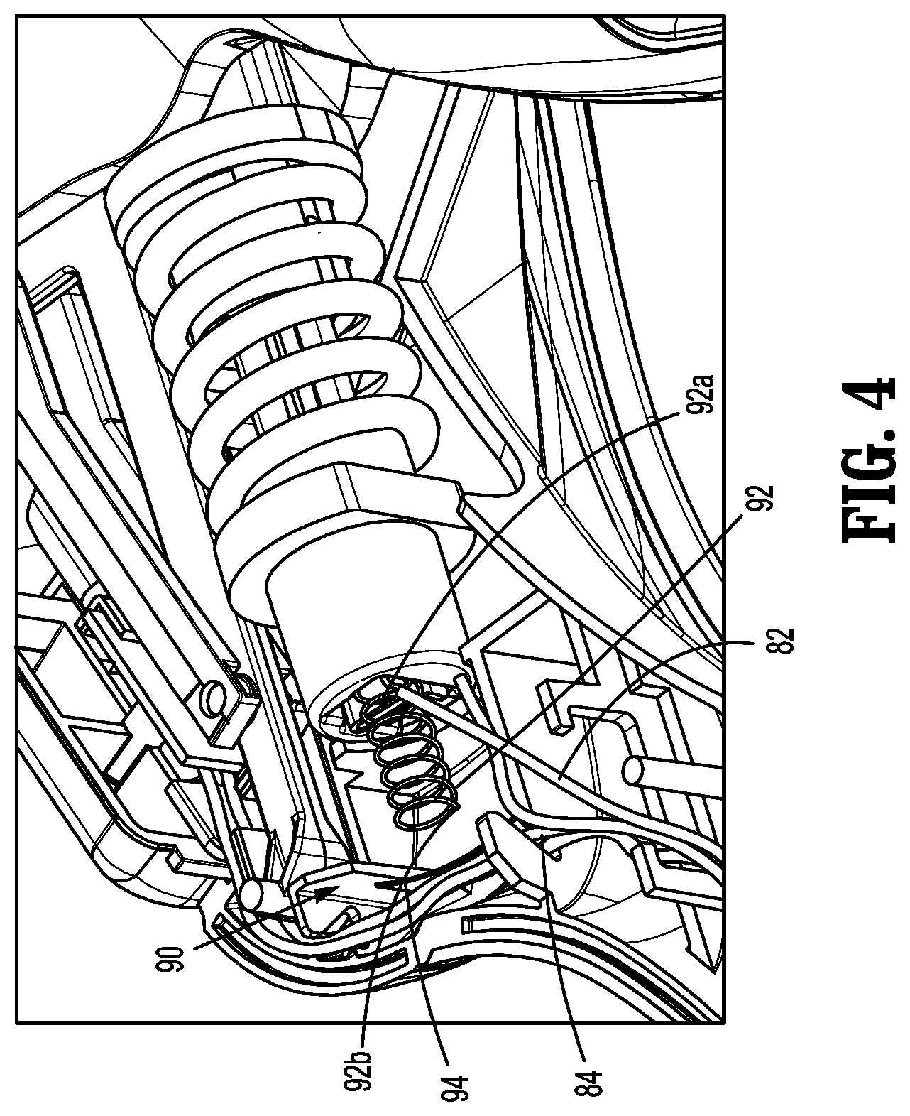Patent US12310648 Figure 4 – Electrosurgical instruments including a jaw angle detection system