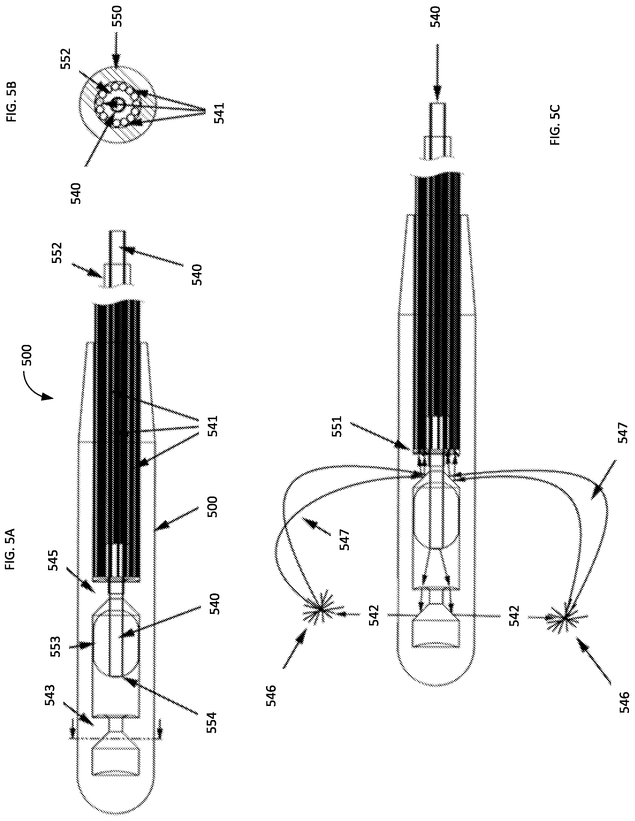 Patent US12310656 Figure 6 – Optical fiber device with spatially selectable output