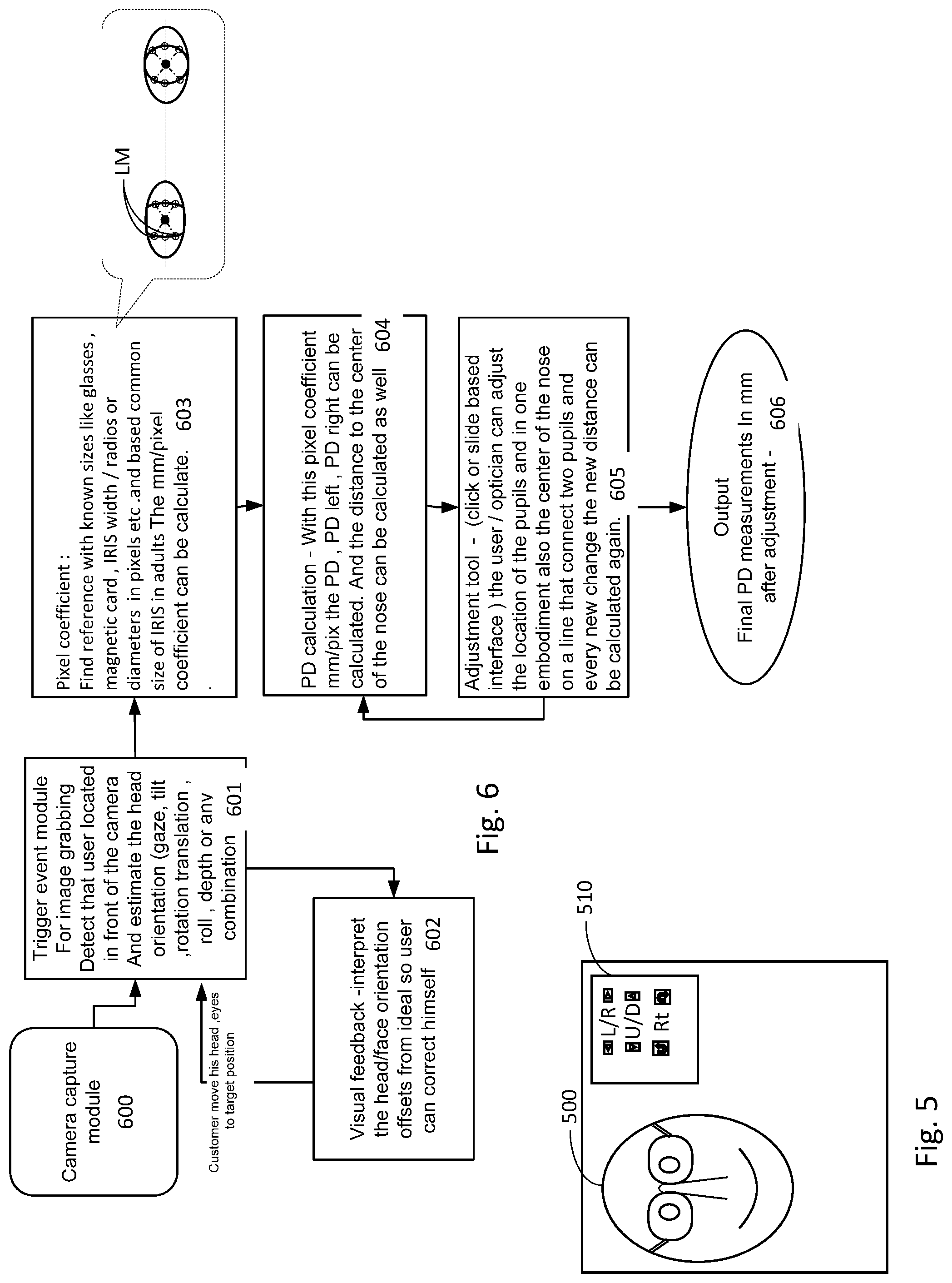 Patent US12310663 Figure 2 – System and method for digital optician measurements
