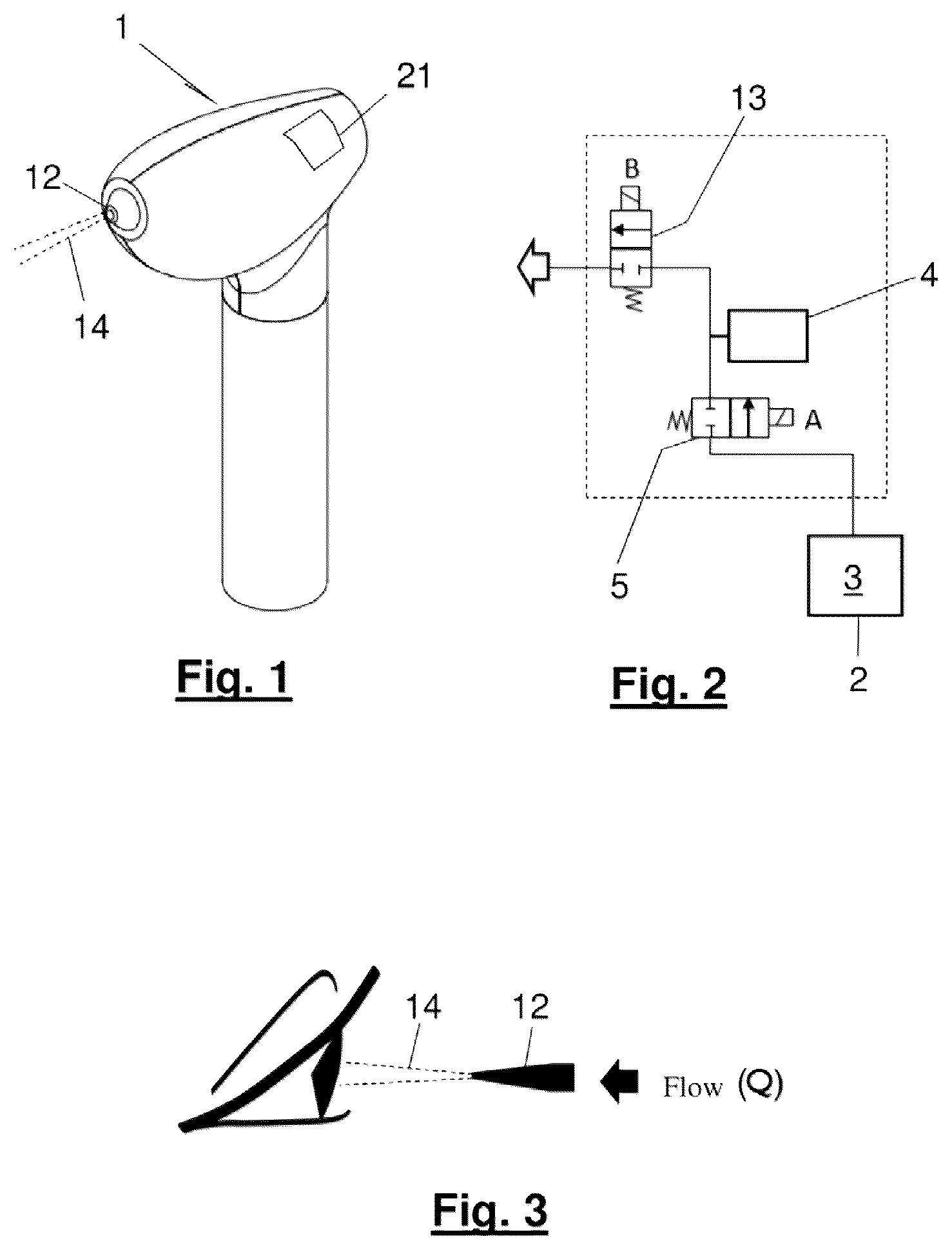 Patent US12310664 Figure 1 – Handheld aesthesiometer