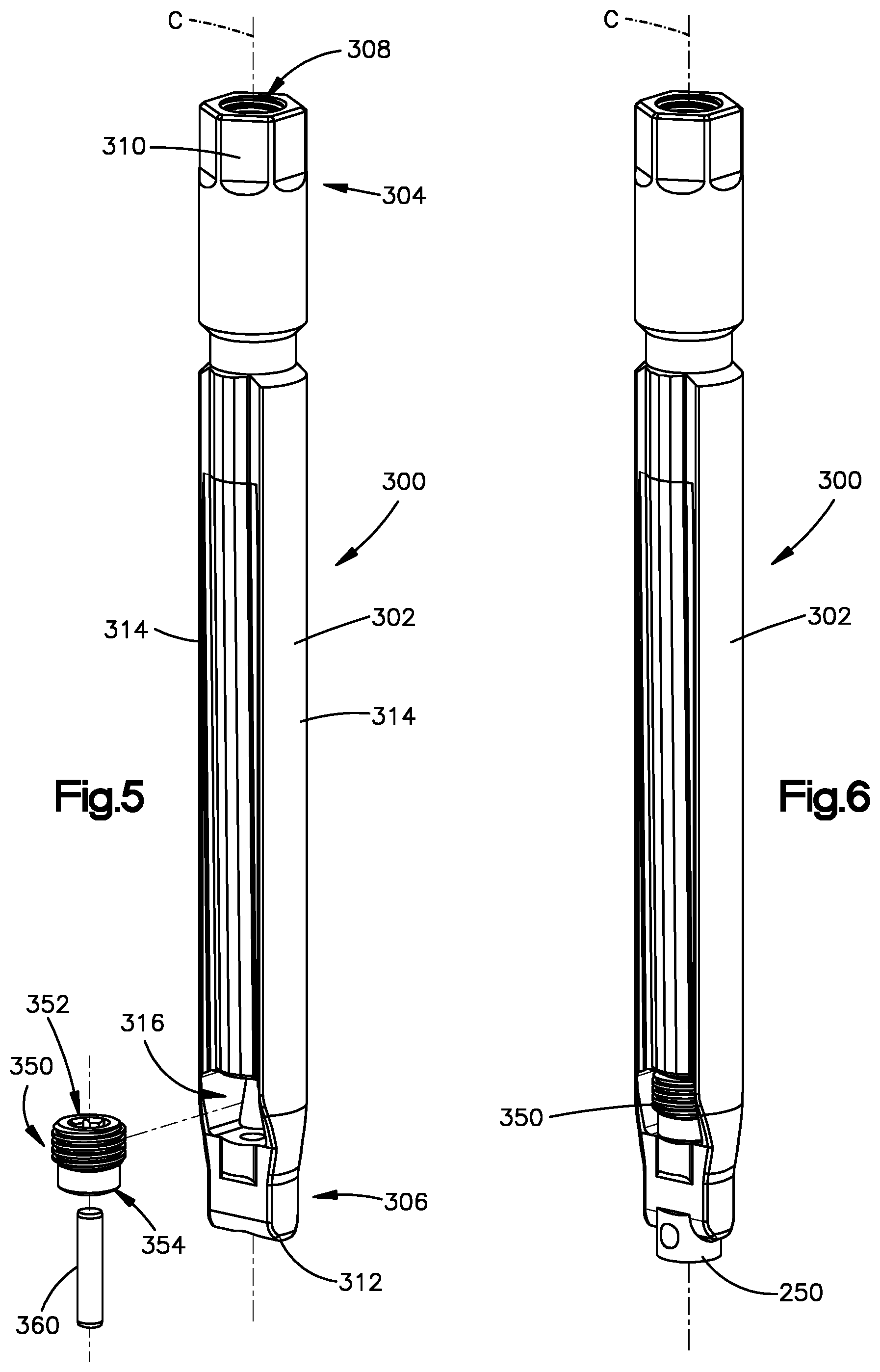 Patent US12310672 Figure 4 – Assembly for coupling a patient reference array to a medical implant such as a pedicle screw